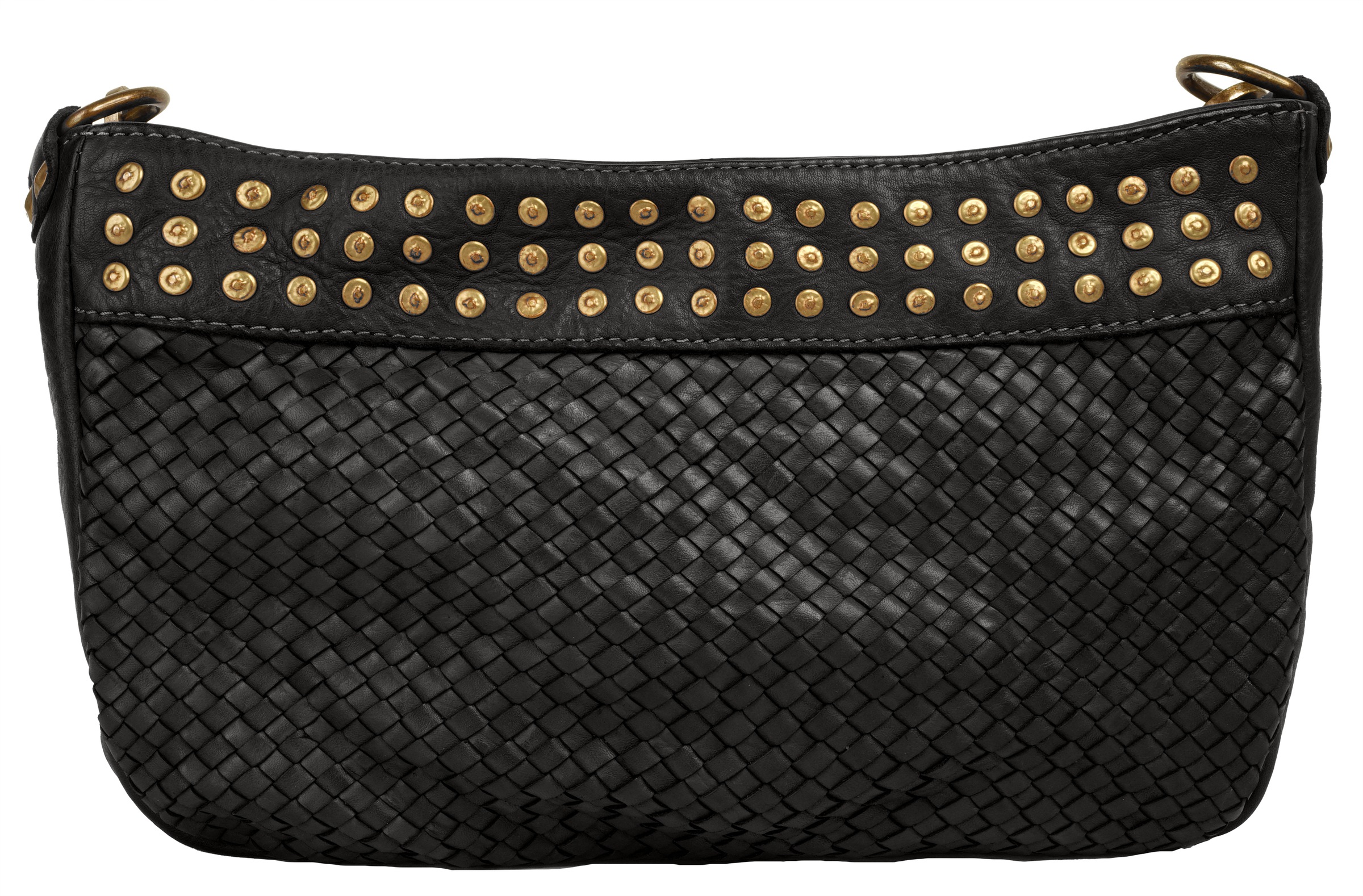 Samantha Look Umhängetasche echt Leder, Made in Italy