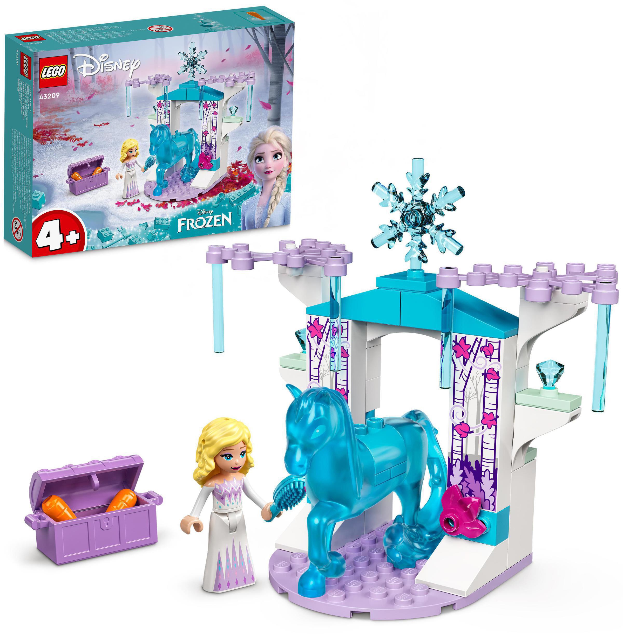 Image of LEGO® Konstruktionsspielsteine »Elsa und Nokks Eisstall (43209), LEGO® Disney Princess«, (53 St.), Made in Europe bei Ackermann Versand Schweiz