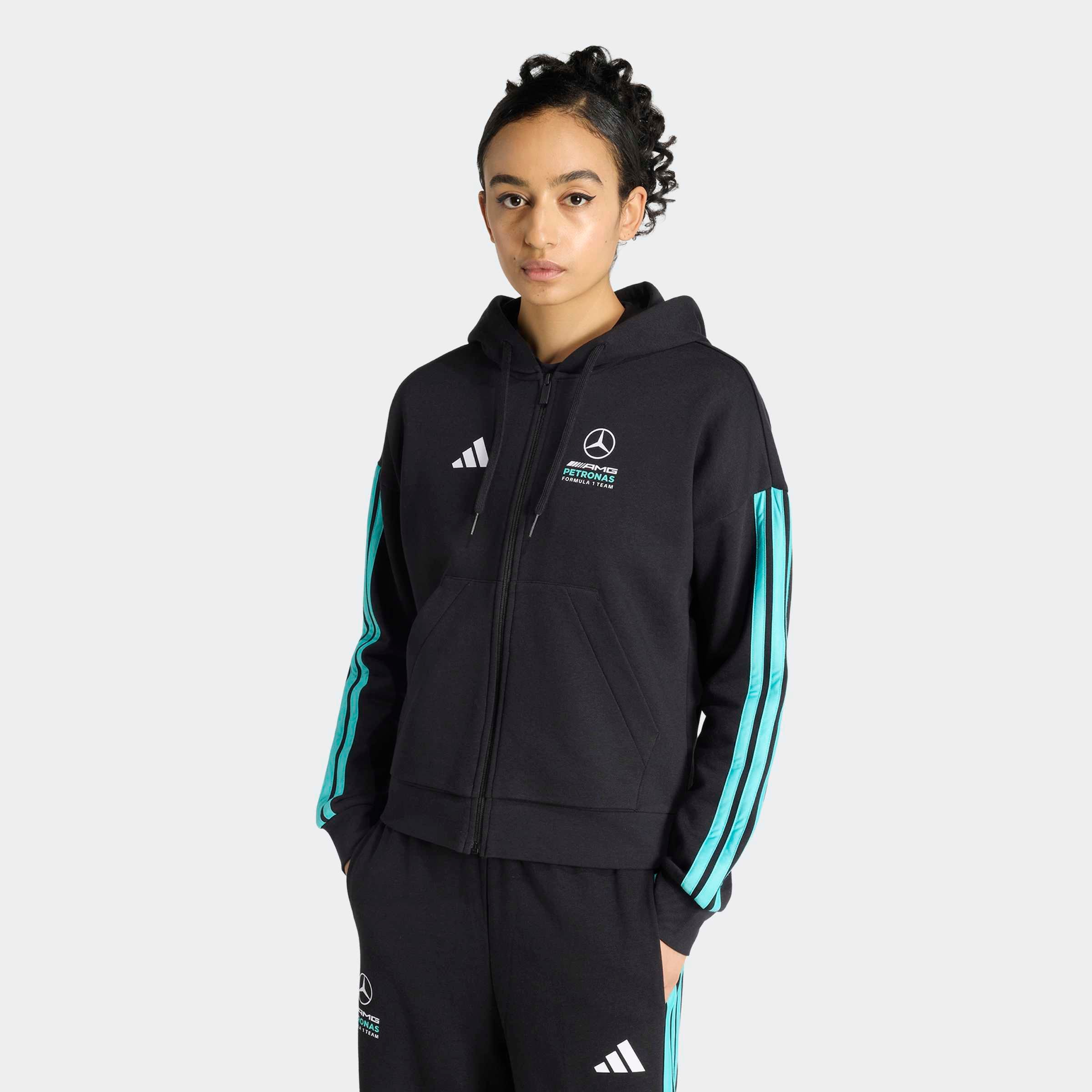 Image of adidas Performance Kapuzensweatshirt "MERCEDES-AMG PETRONAS FORMULA 1 TEAM DNA"
