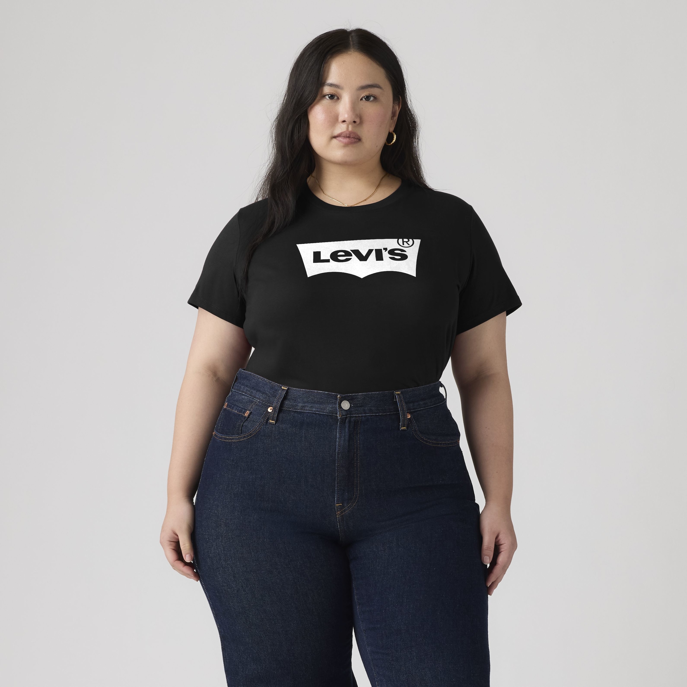 Levi's® Plus T-Shirt »PERFECT TEE« Figurumspielende Passform