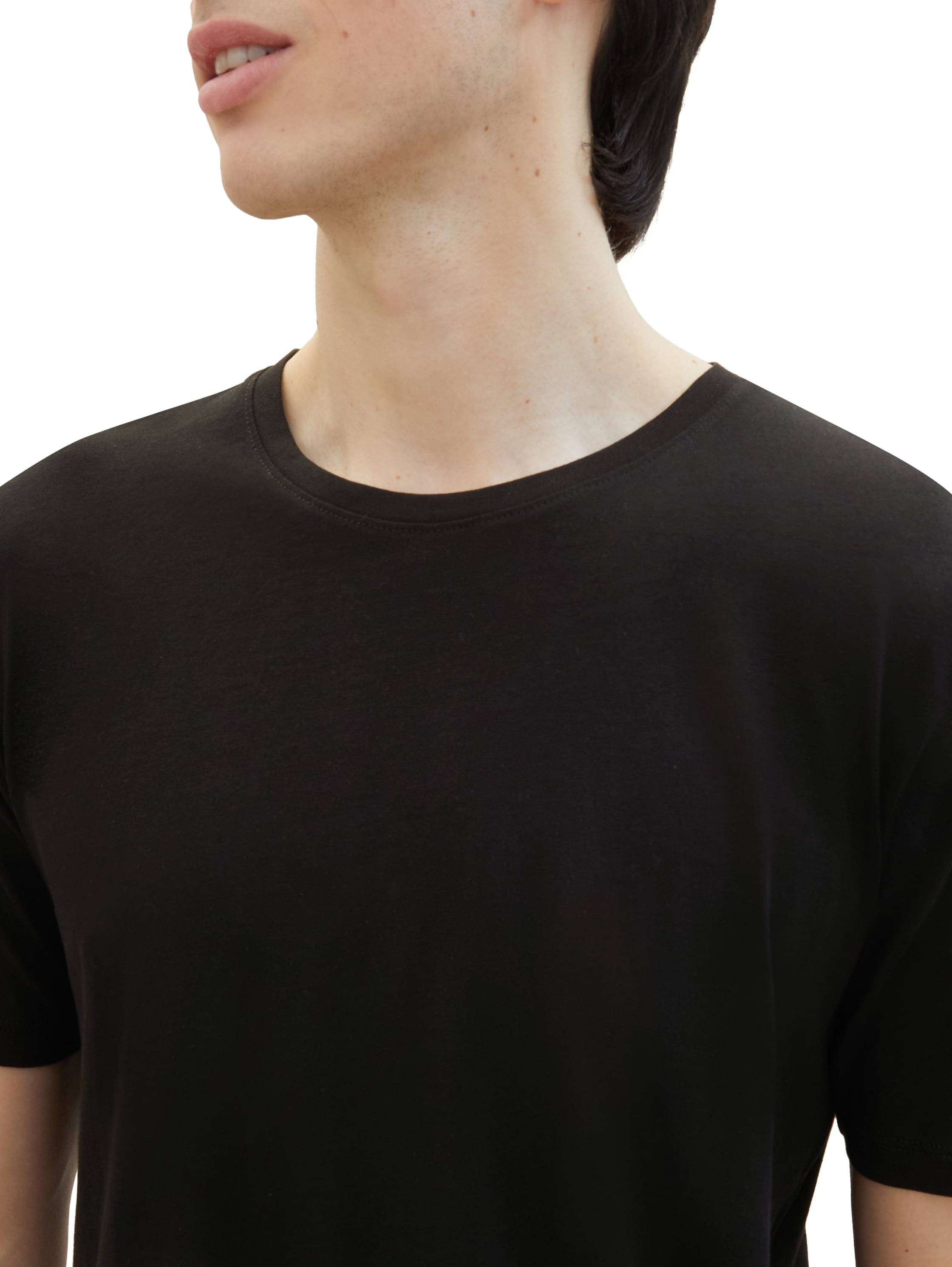 TOM TAILOR Denim T-Shirt, (Packung, 3 tlg.)