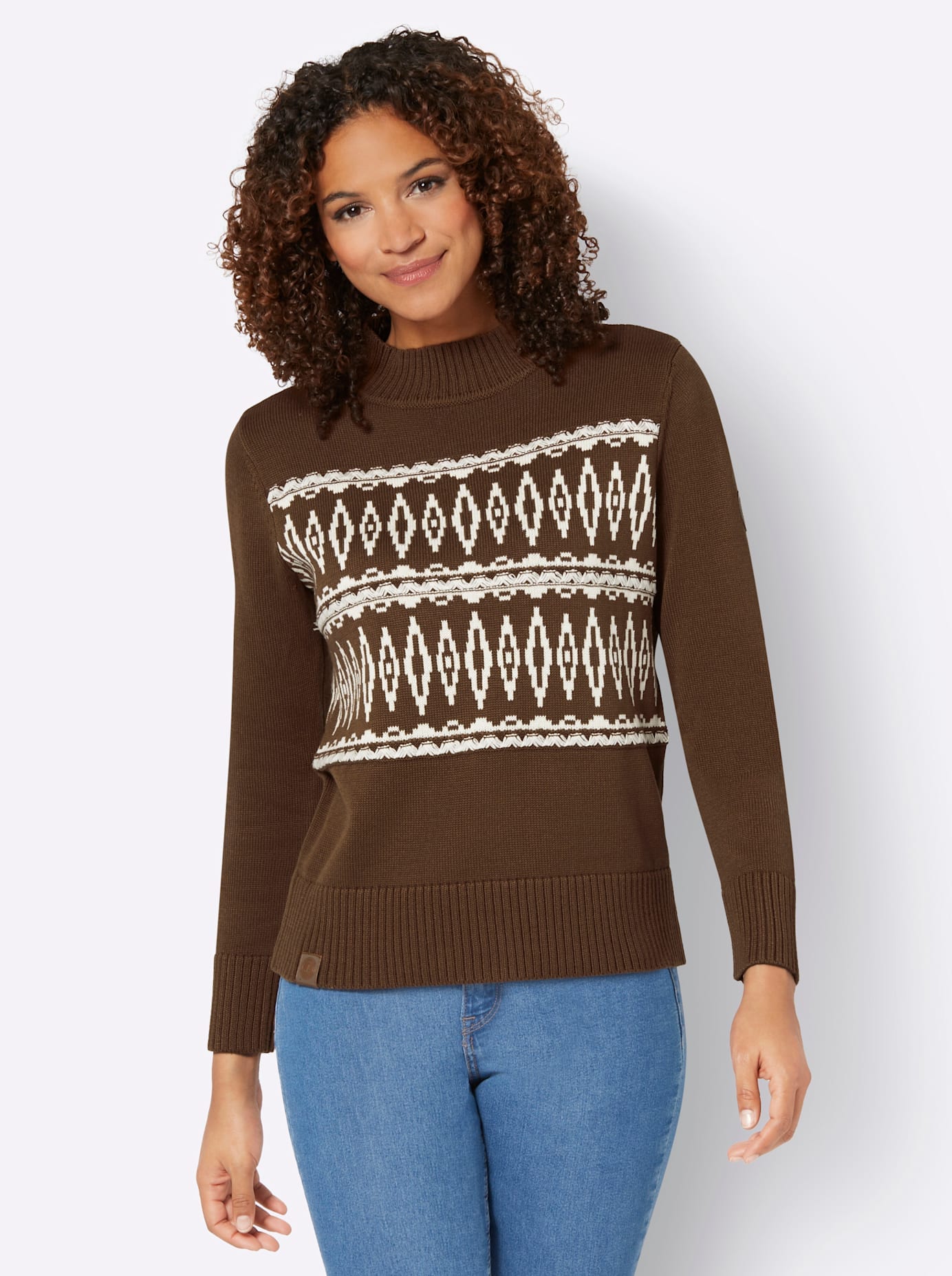 Stehkragenpullover »Pullover«