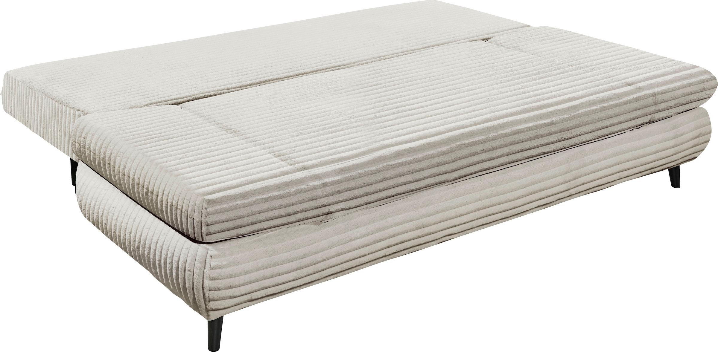 ED EXCITING DESIGN Schlafsofa »Sunny«, mit Bettkasten, Armteilverstellung & 2 Rückenkissen