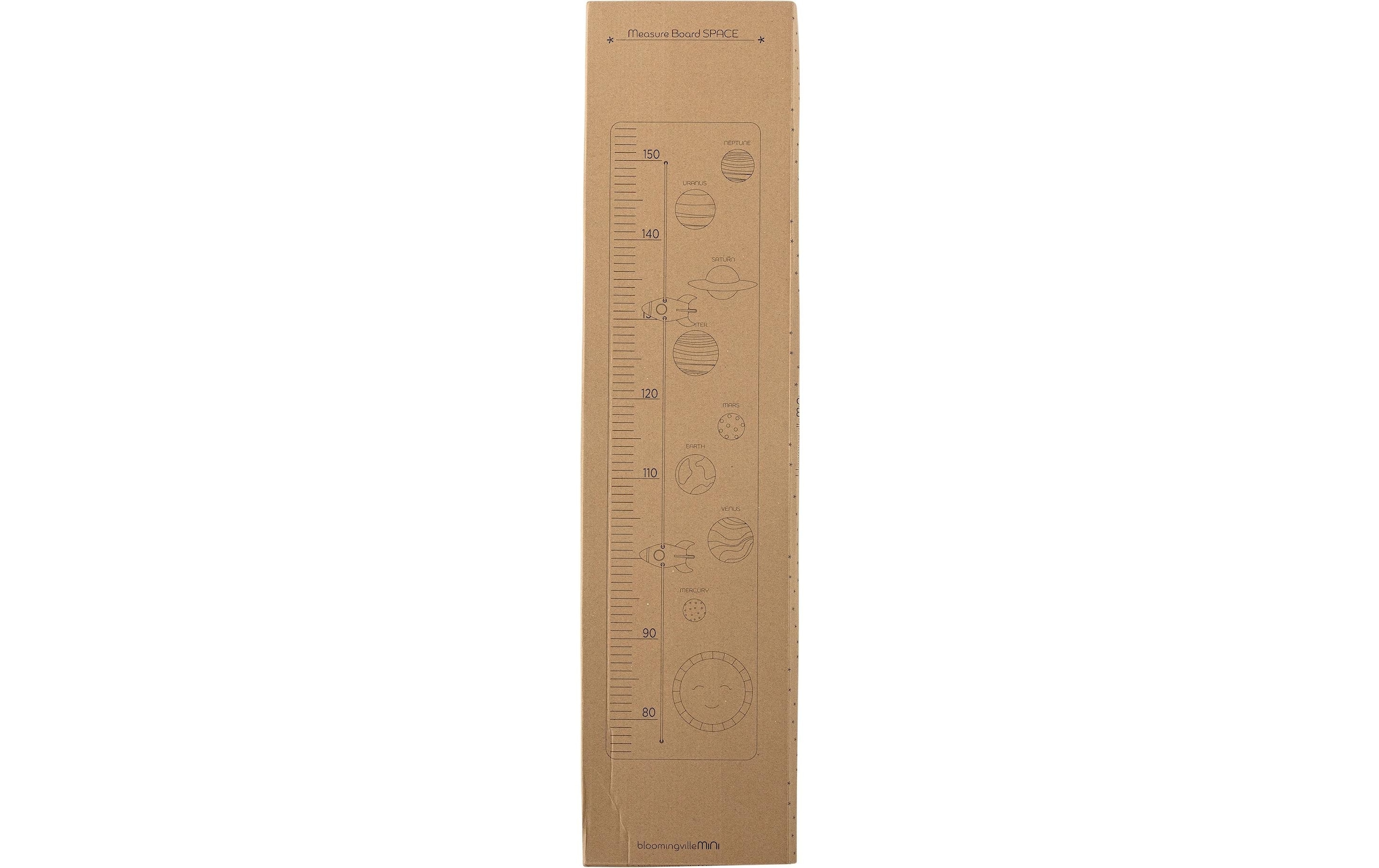 Bloomingville Messlatte »Space 19 x 80 x 1,5 cm Grau, MDF«
