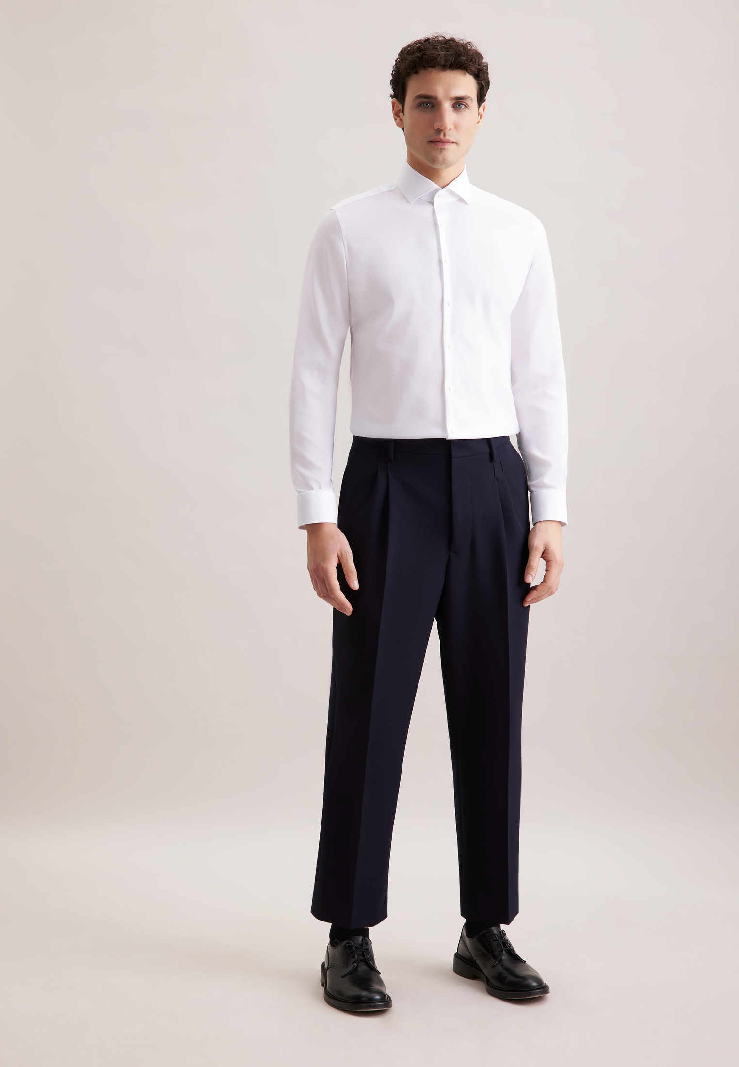 seidensticker Businesshemd »Schwarze Rose« Slim 1/1 Kentkragen Uni