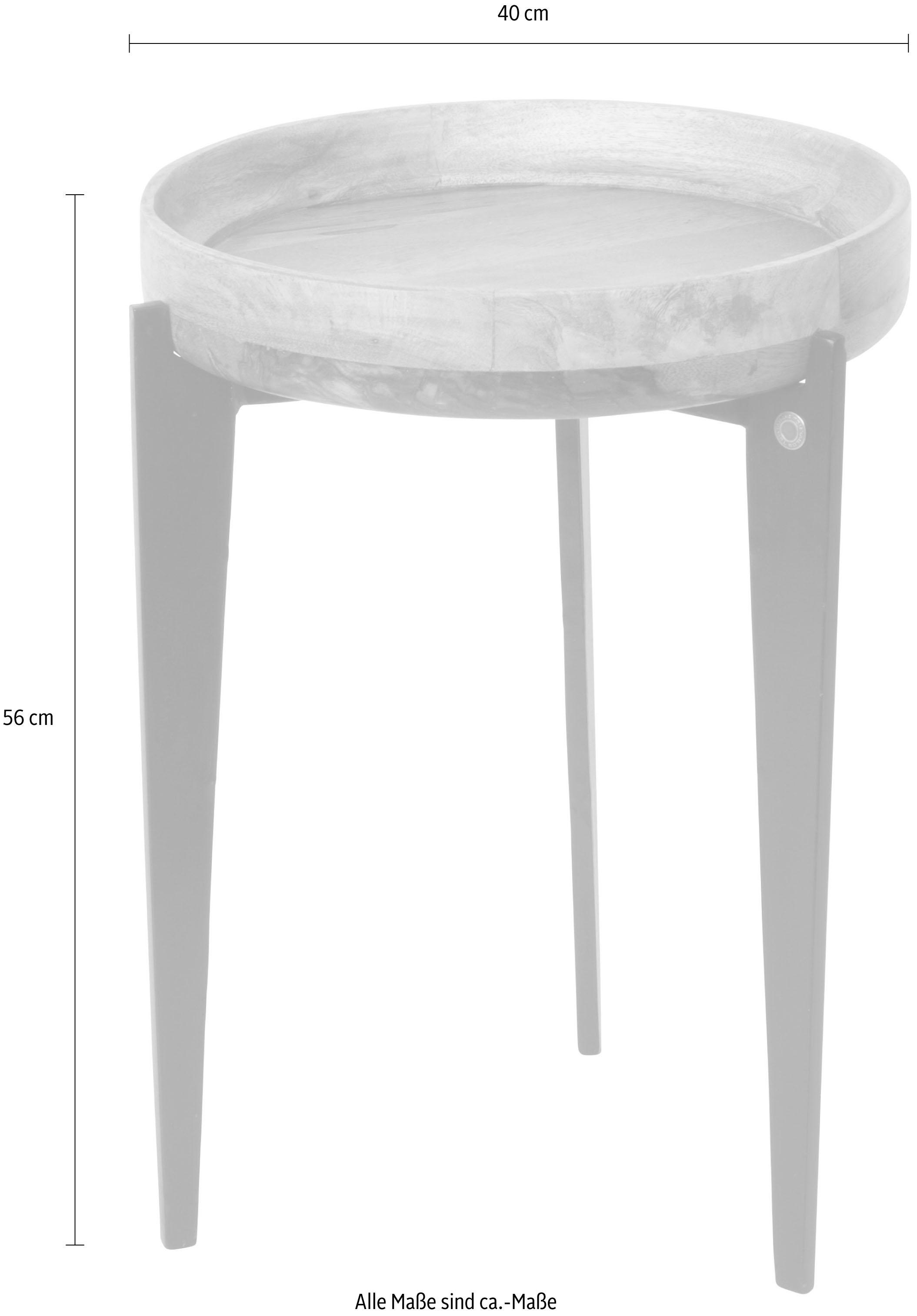 SIT Beistelltisch »T-TRAY TABLE HIGH« mit Tablett, rund, ø 40 cm