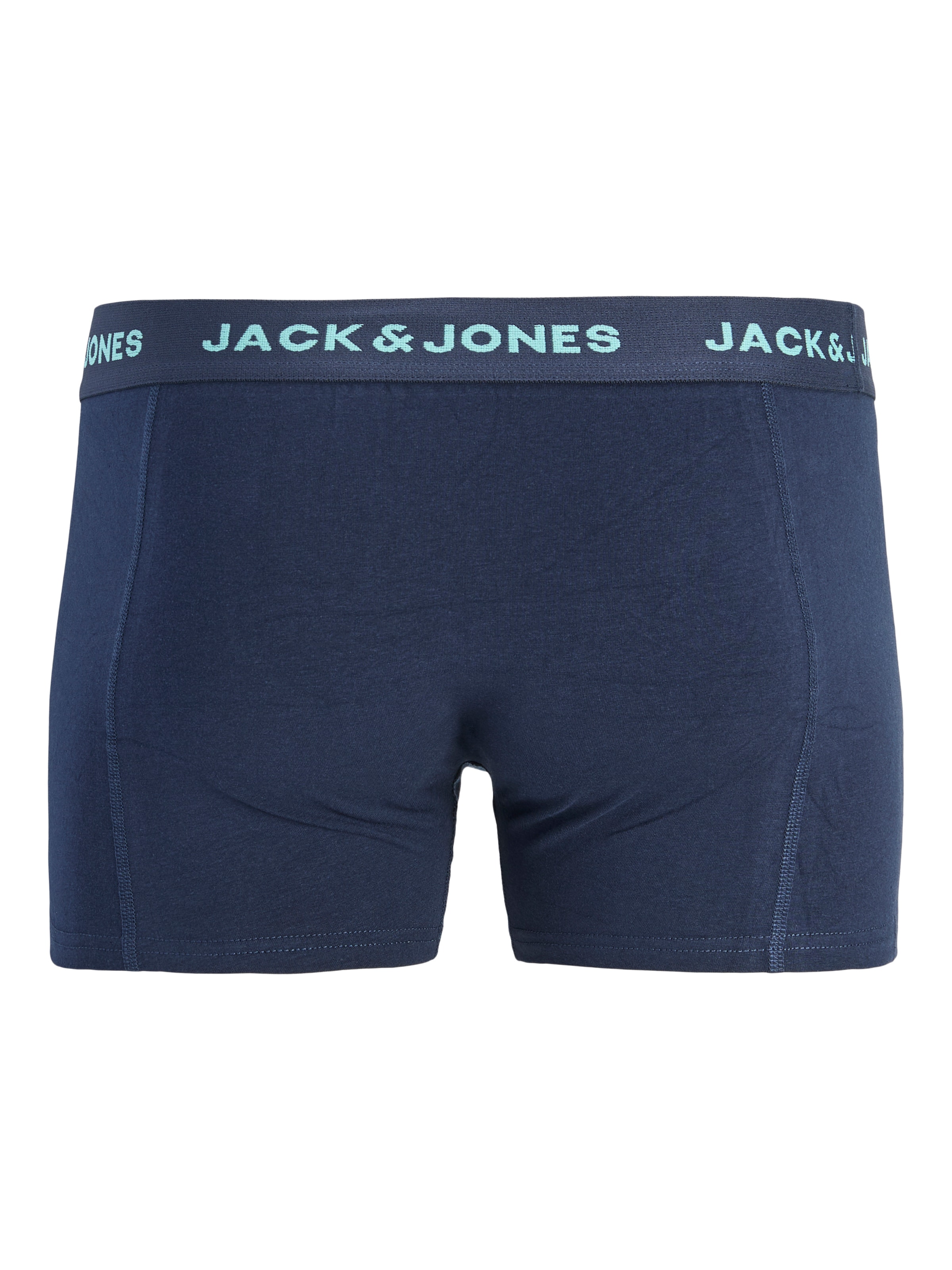 Jack & Jones Tronc »JACCONOR SOLID TRUNKS 3 PACK NOOS« Paquet, 3 cuis mélange de coton, ceinture élastique