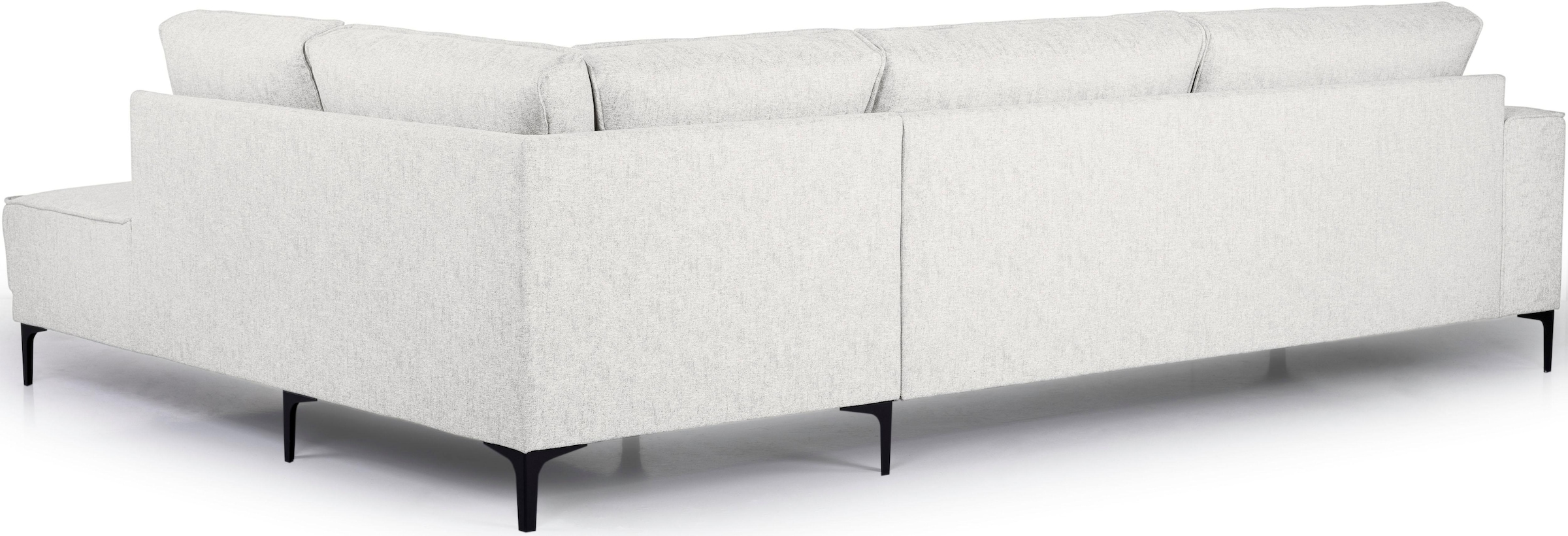 GOODproduct Ecksofa »OLAND L-Form, B: 289 cm, Skandi-Design« Struktur, Flachgewebe, Luxus-Microfaser, Boucle