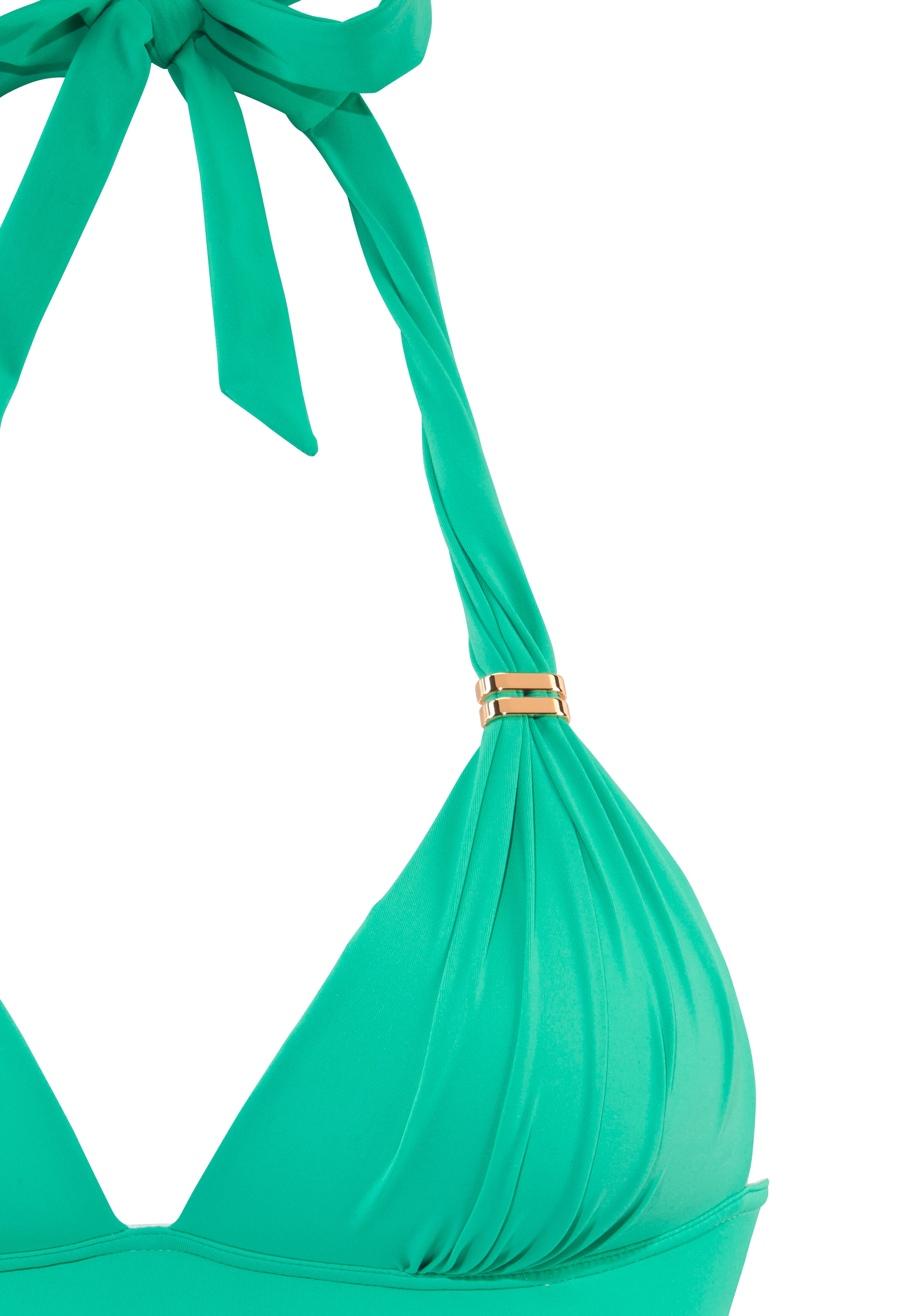 LASCANA Triangel-Bikini »Toni«, mit goldfarbenen Accessoires