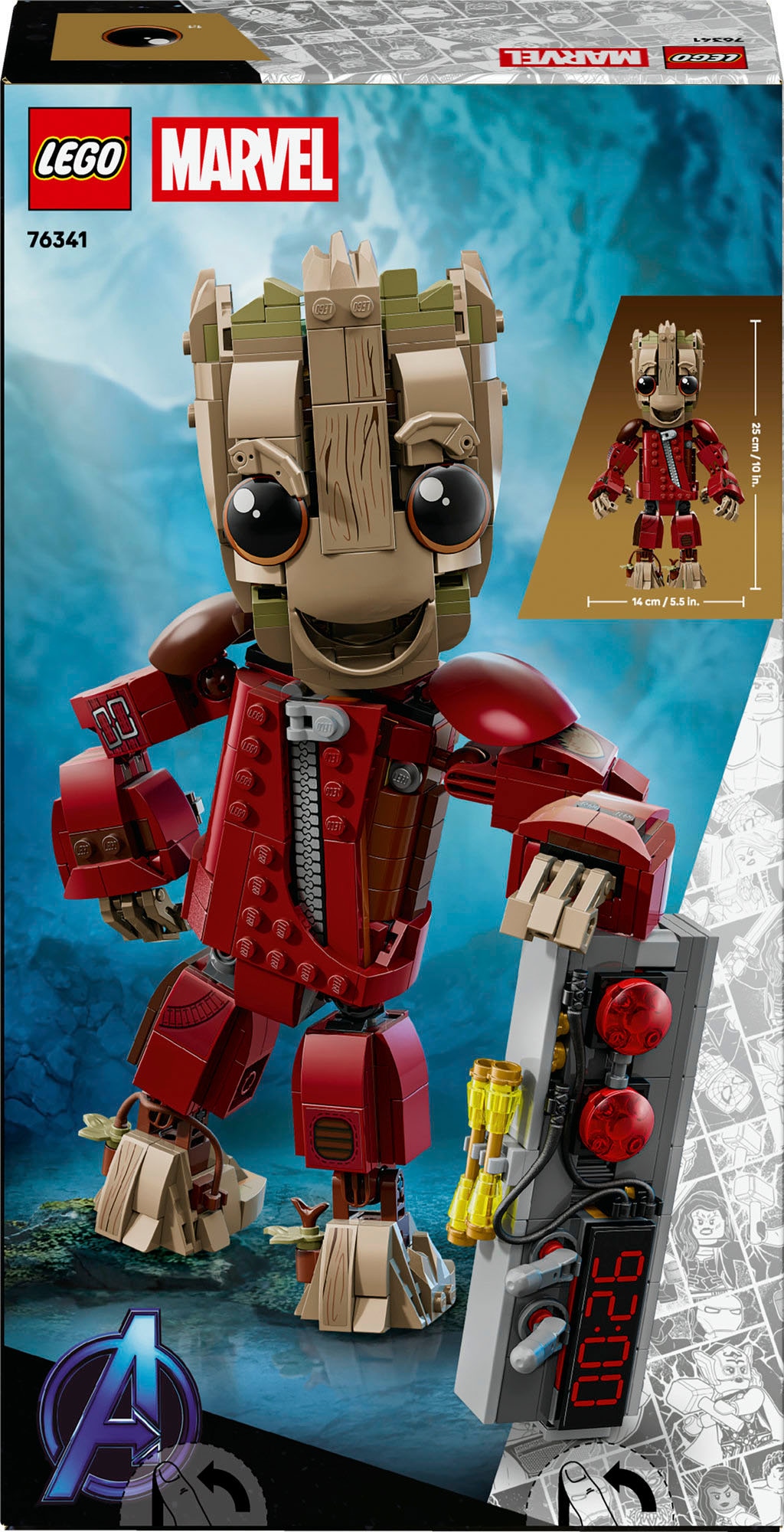 LEGO® Konstruktionsspielsteine »Groot im Ravager-Outfit (76341), LEGO Super Heroes« Made in Europe