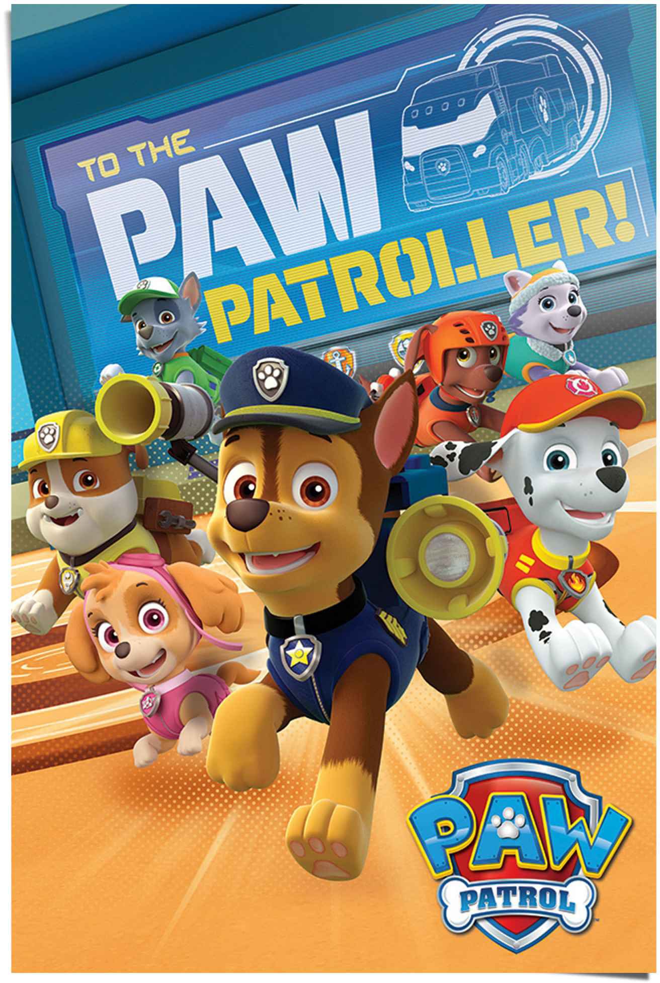 Image of Reinders! Poster »Paw Patrol«, (1 St.) bei Ackermann Versand Schweiz