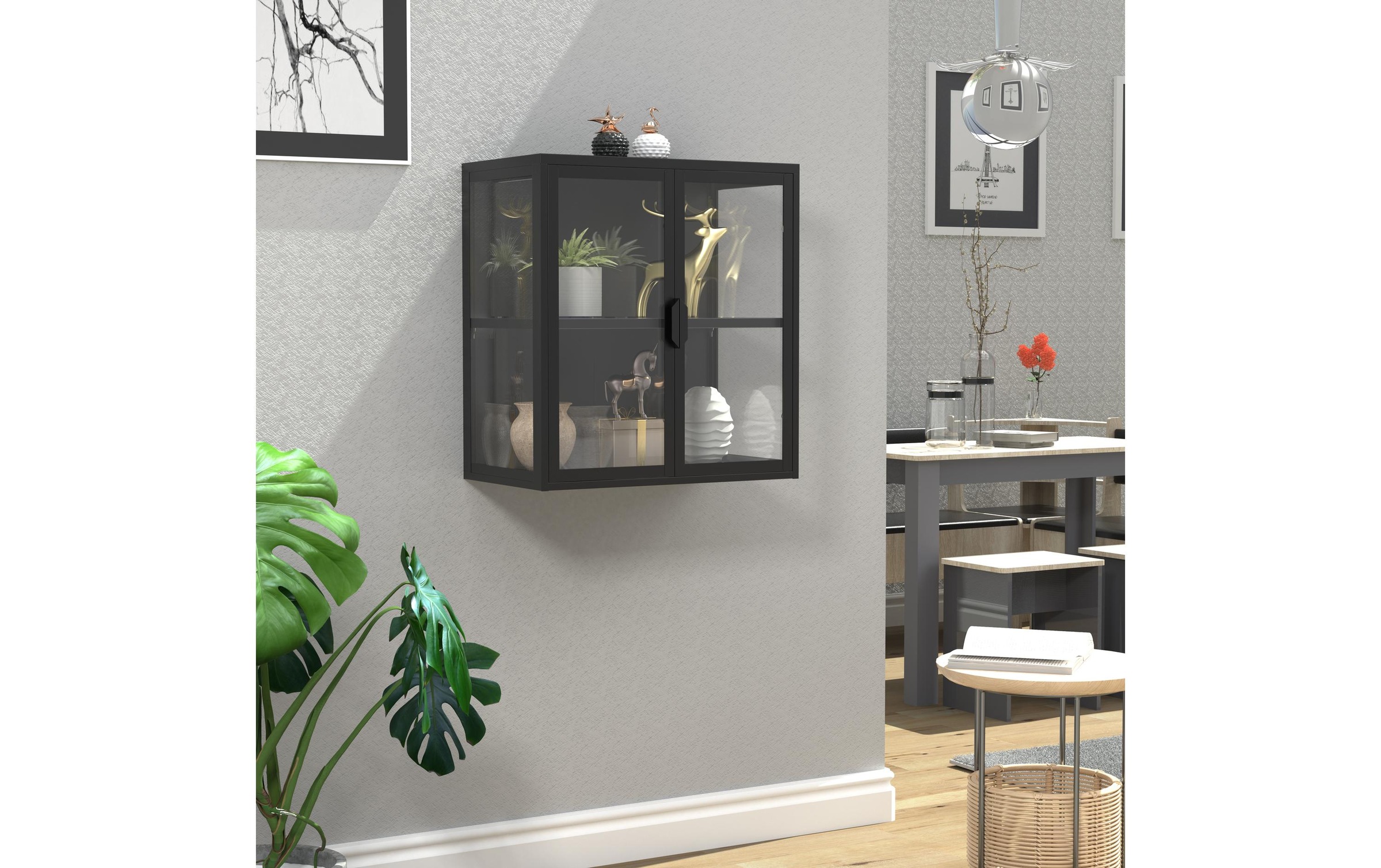 VCM Vitrines »Flokas S 60 x 65 cm«