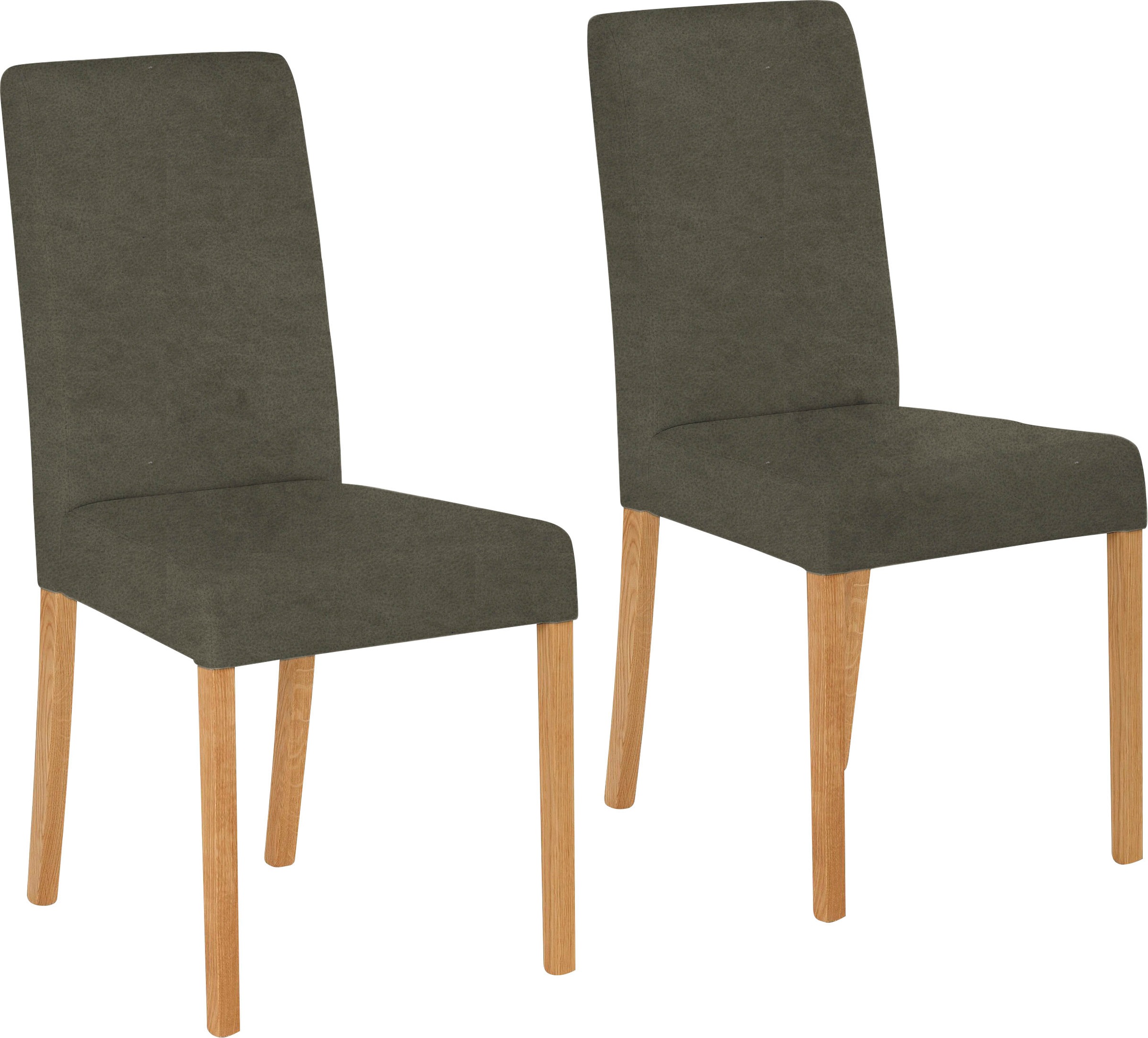 Image of Home affaire 4-Fussstuhl »Bologna«, (Set), 2 St., Microfaser, Gestell aus Massivholz bei Ackermann Versand Schweiz