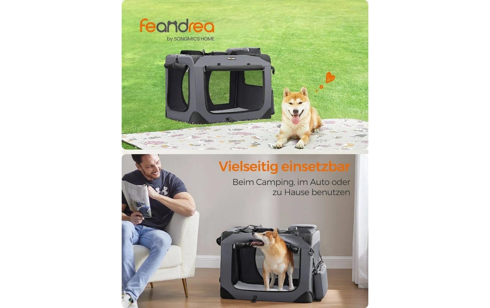 FEANDREA Tiertransportbox »für Hunde & Katzen M«
