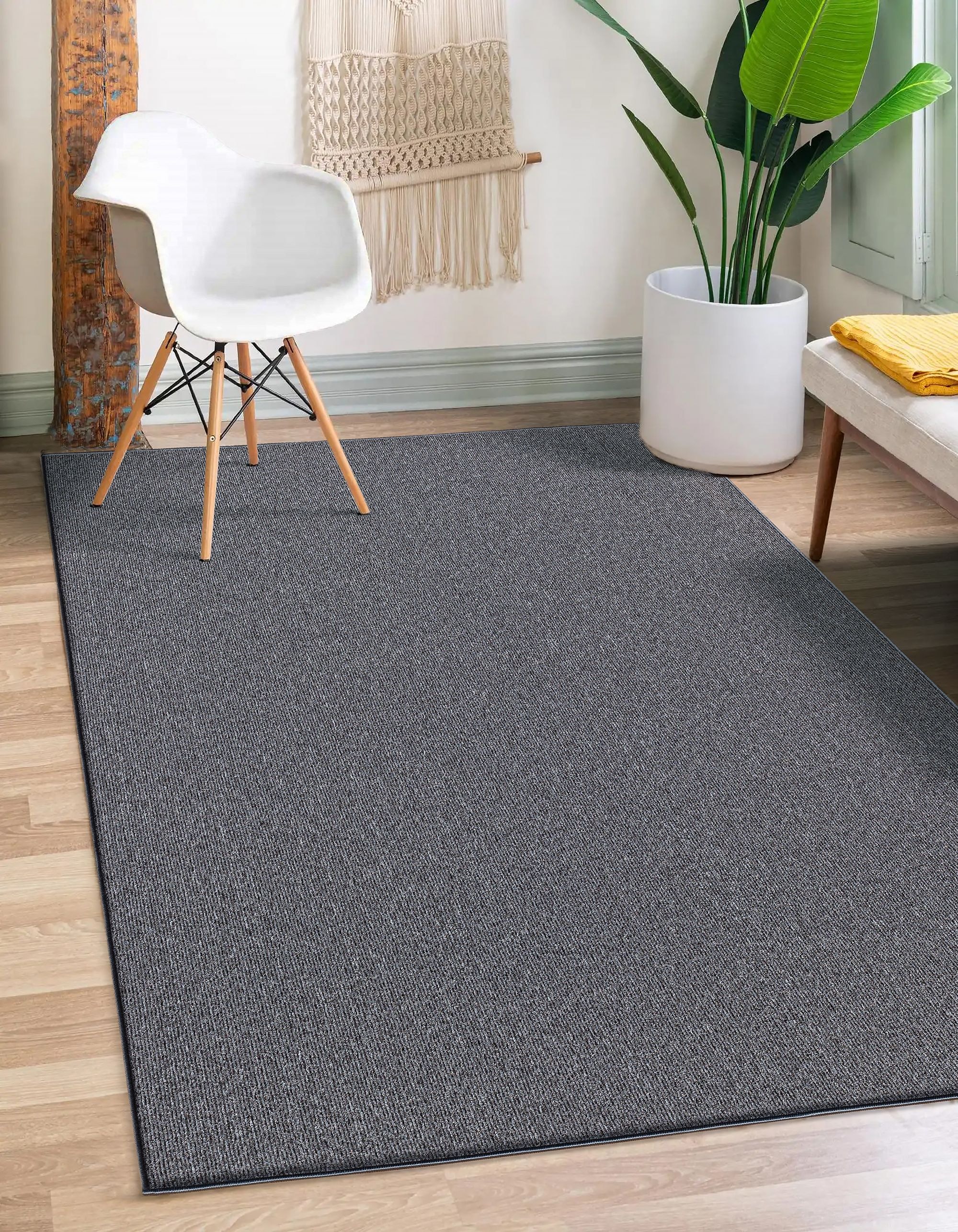 Image of the carpet Teppich "Natal" rechteckig 5 mm Höhe Wohnzimmer Teppich robust Filz-Rücken