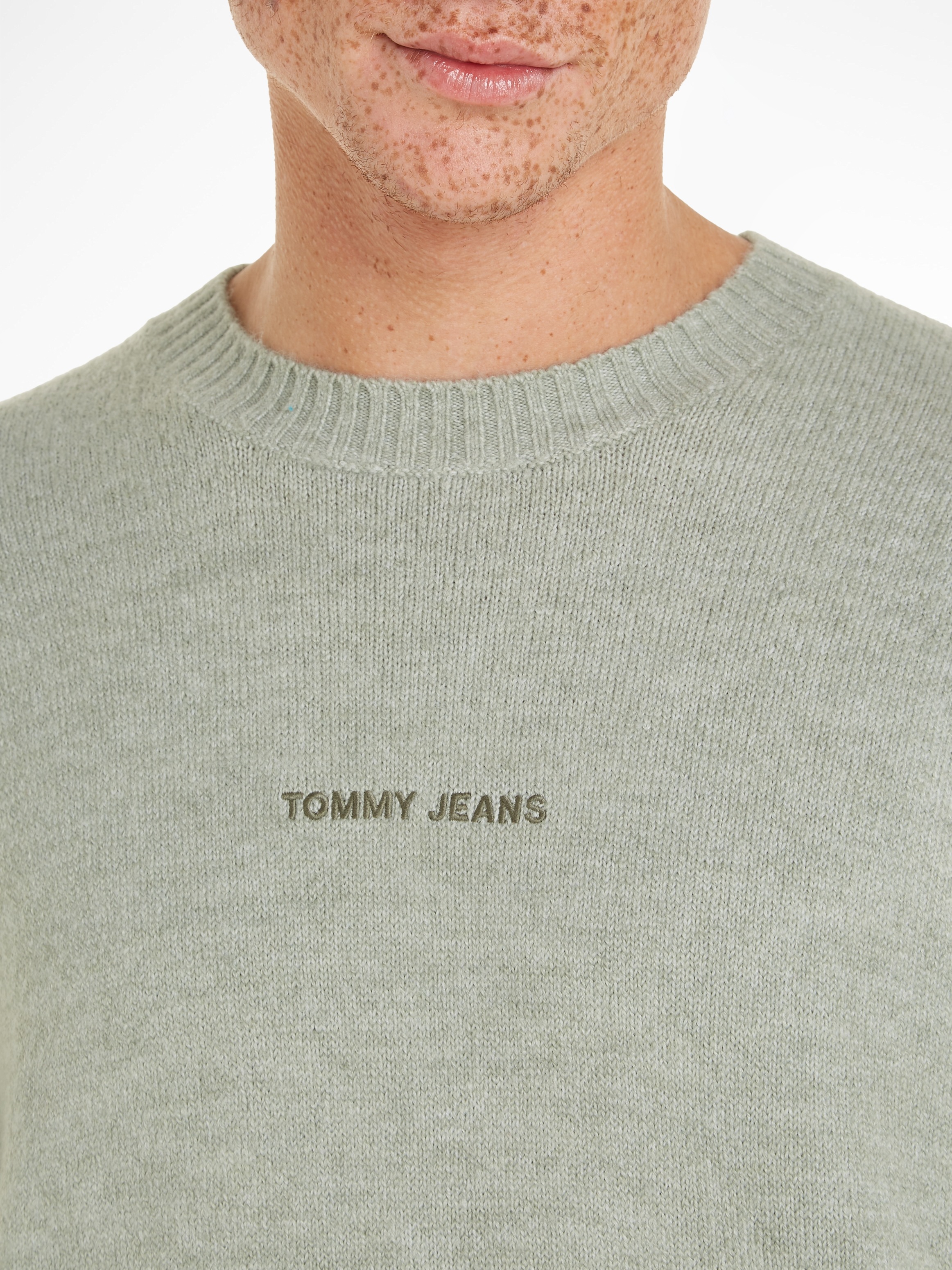 Tommy Jeans Strickpullover »TJM REG N CLASSICS SWEATER EXT«, mit Rundhalsausschnitt