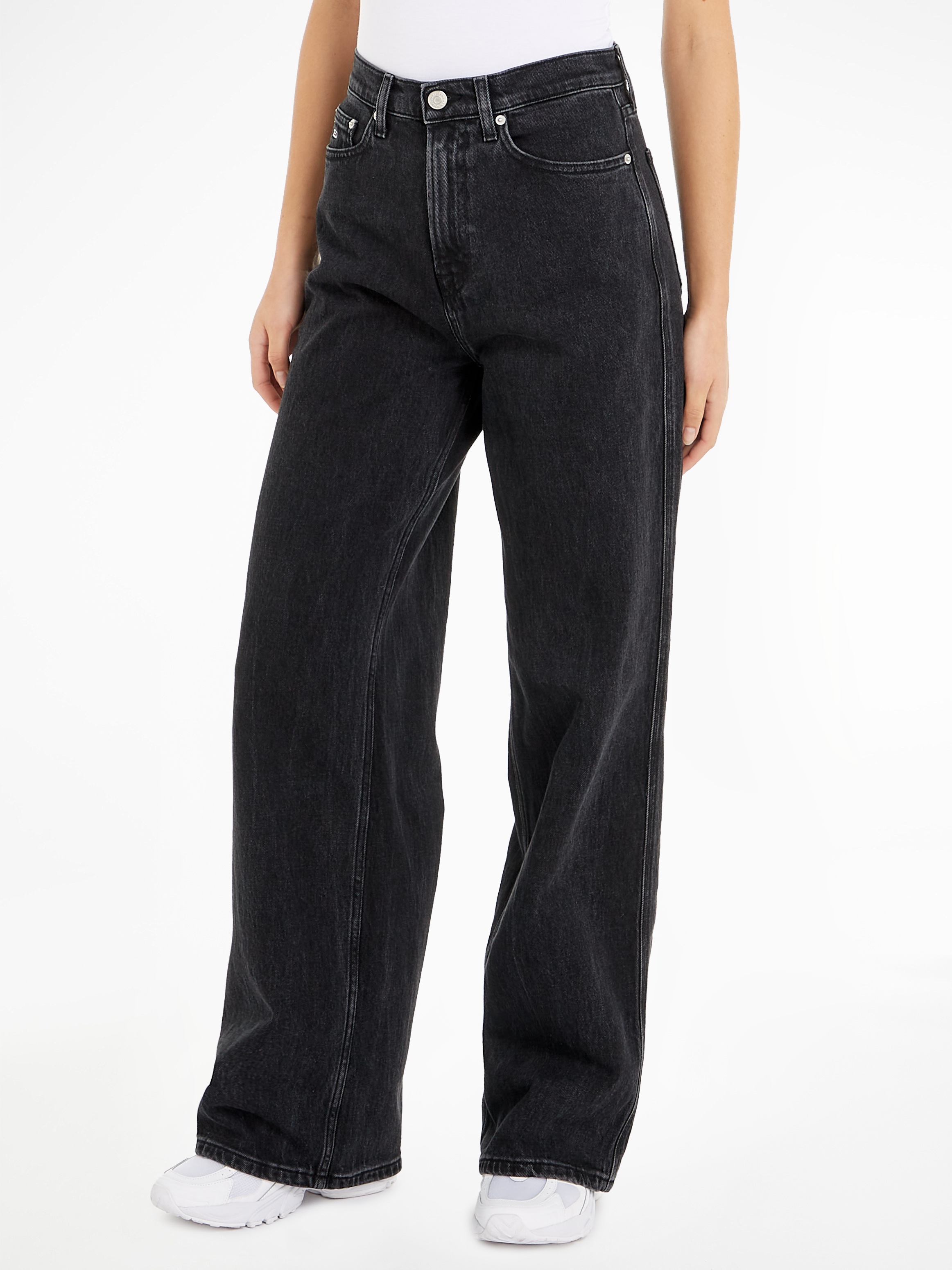 Tommy Jeans Weite Jeans »Tommy Jeans CLAIRE - High Waist - Wide Leg«, mit Logo-Badge