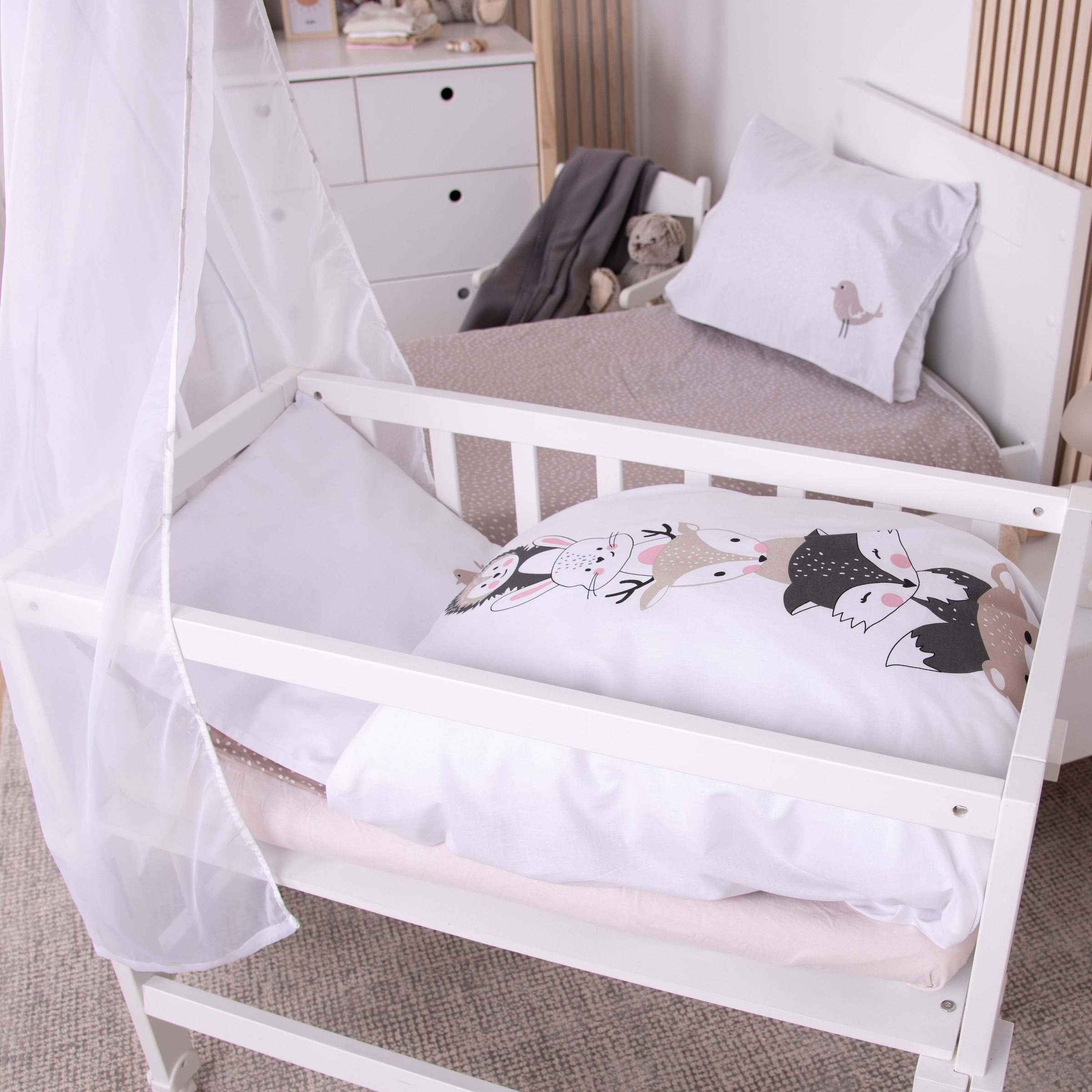 Baby Best Babybettwäsche »babybest Woodland Crew« 2 Stk. mit Wendefunktion