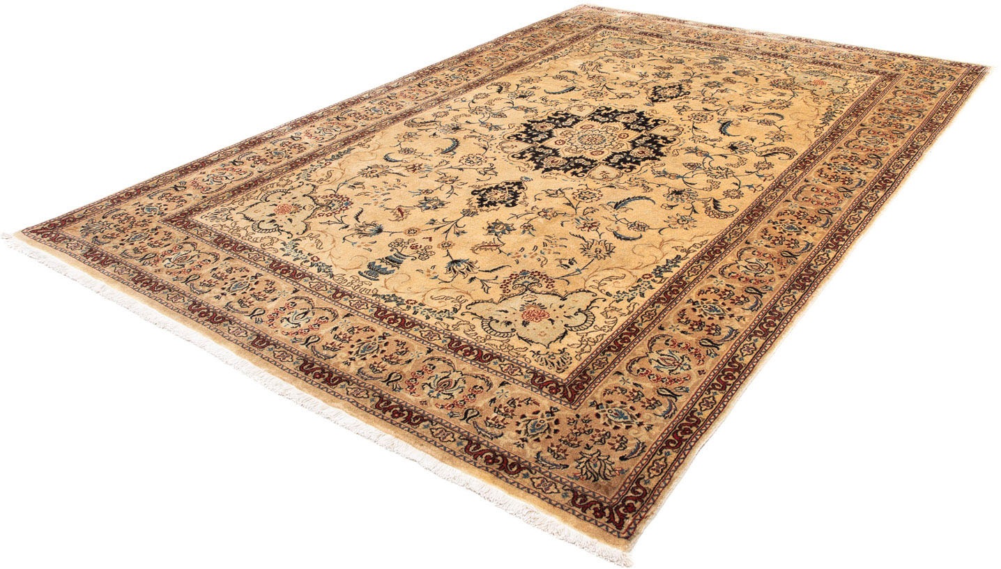 Image of morgenland Orientteppich »Perser - Classic - 295 x 198 cm - hellbeige«, rechteckig, 10 mm Höhe, Wohnzimmer, Handgeknüpft, Einzelstück mit Zertifikat bei Ackermann Versand Schweiz