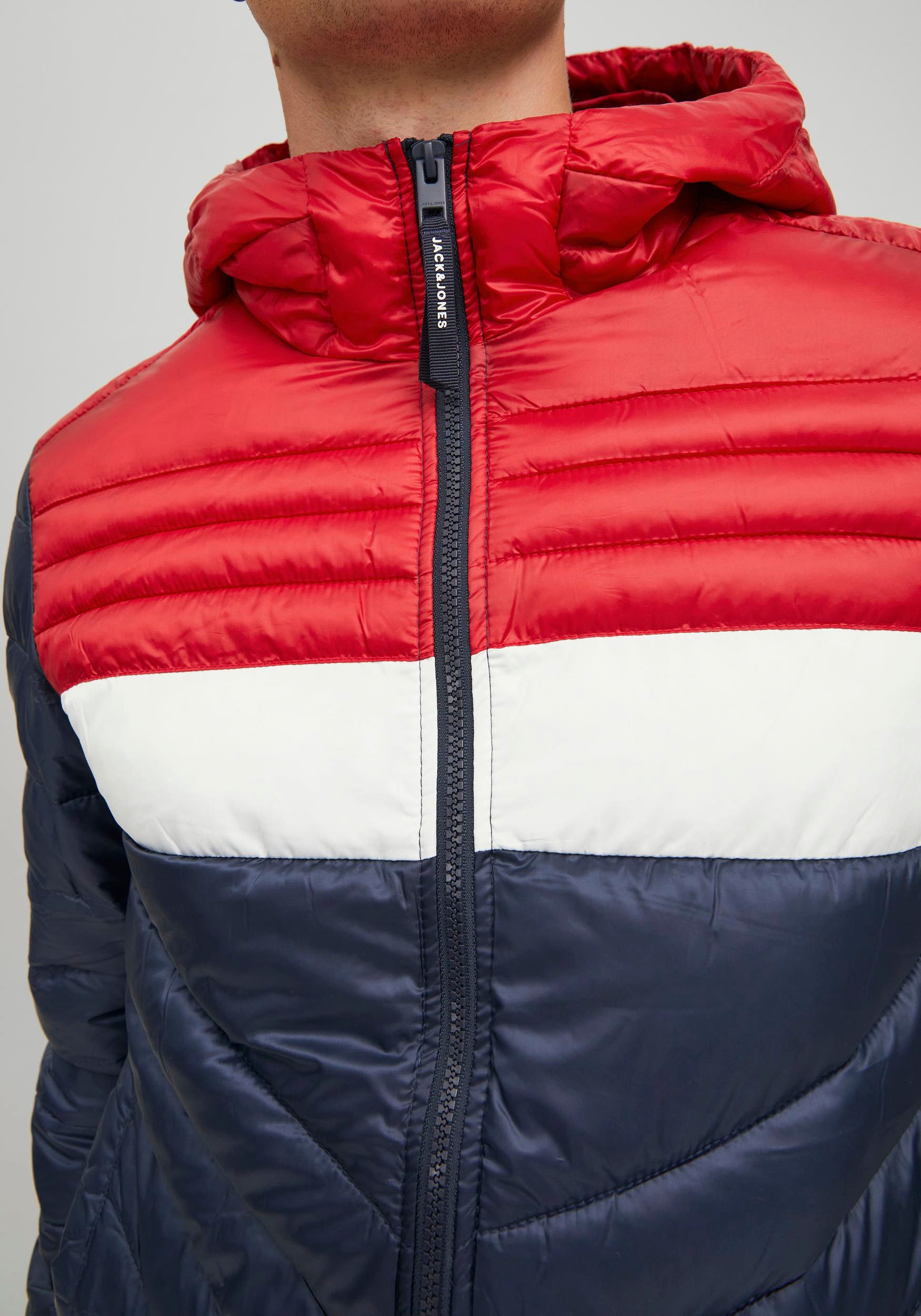 Jack & Jones Steppjacke »HERO PUFFER HOOD«, mit Kapuze