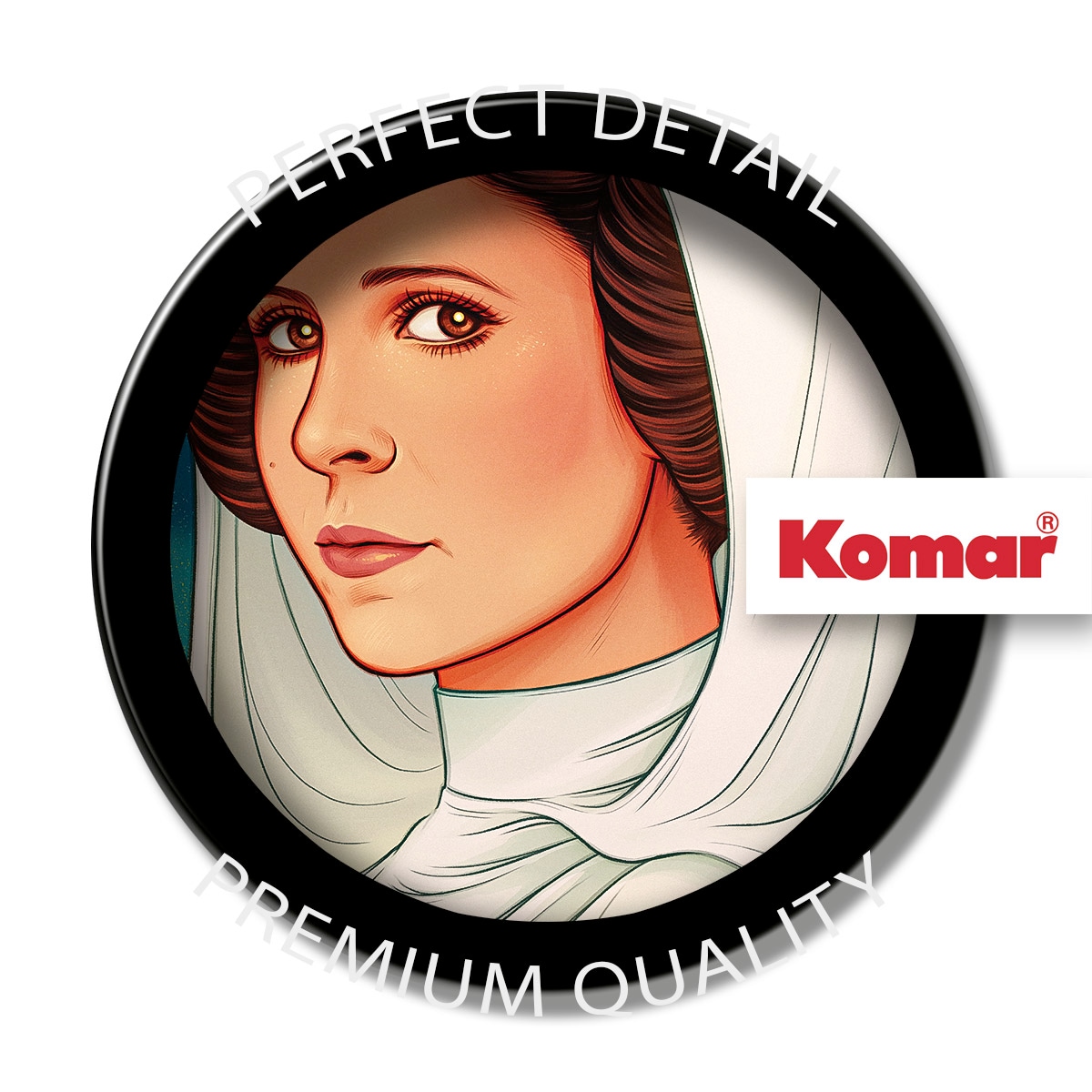 Komar Wandbild »Star Wars Princess of Alderaan« Disney Set, 1 Stk. tlg. 40 x 50 cm (Breite x Höhe) - Kinderzimmer, Dekoration
