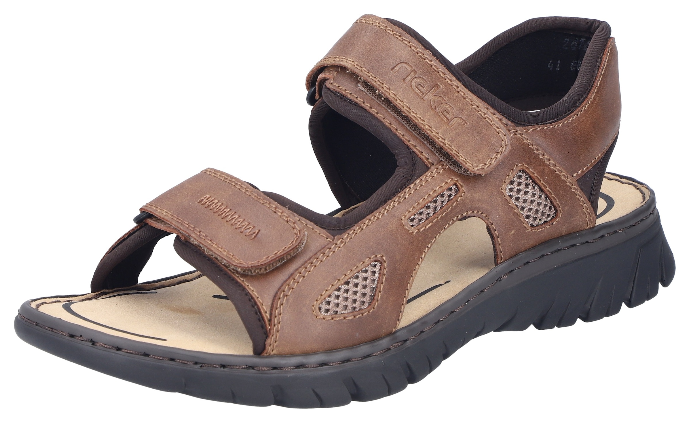 Rieker Sandale  Chaussure d'été, chaussure à scratch, sandale d'extérieur, style trekking