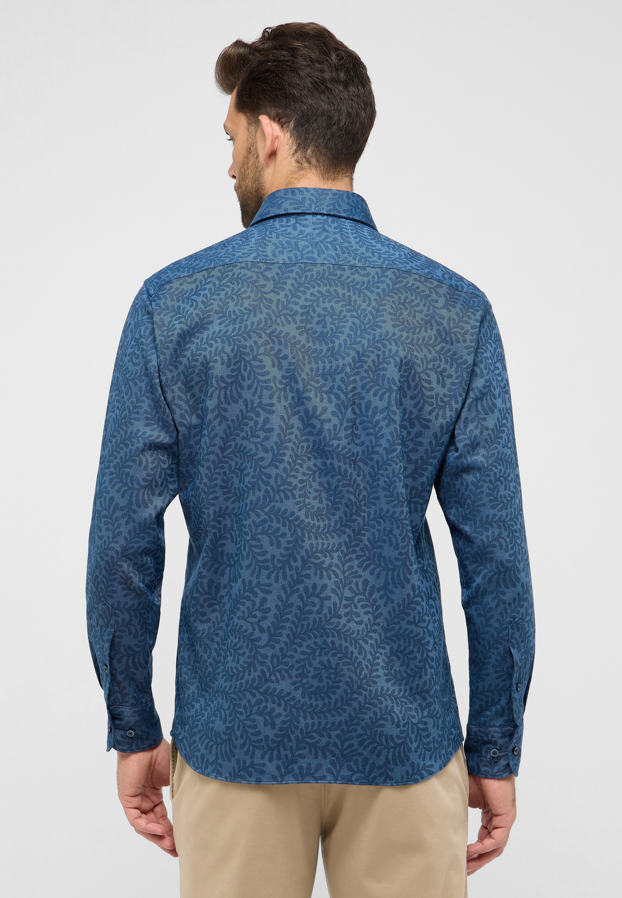 Eterna Langarmhemd »MODERN FIT« EASY IRON (bügelleicht)