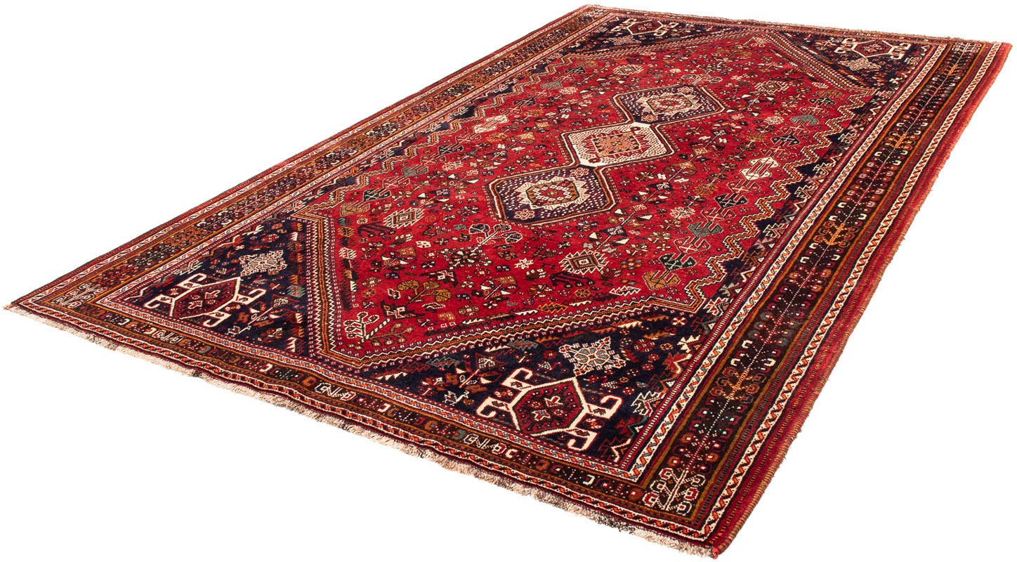 Image of morgenland Orientteppich »Perser - Nomadic - 298 x 189 cm - dunkelrot«, rechteckig, 10 mm Höhe, Wohnzimmer, Handgeknüpft, Einzelstück mit Zertifikat bei Ackermann Versand Schweiz
