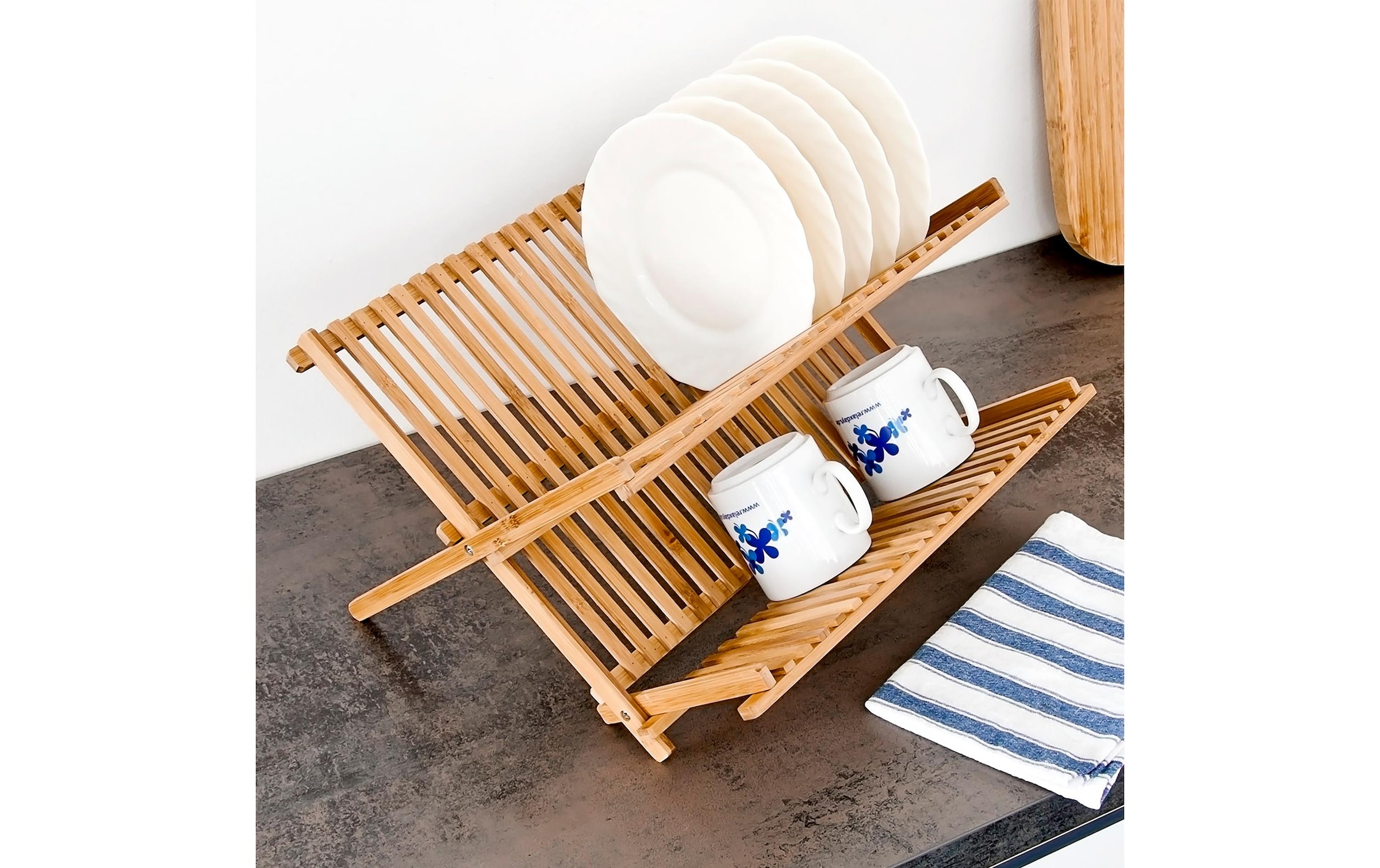 relaxdays Support de vaisselle