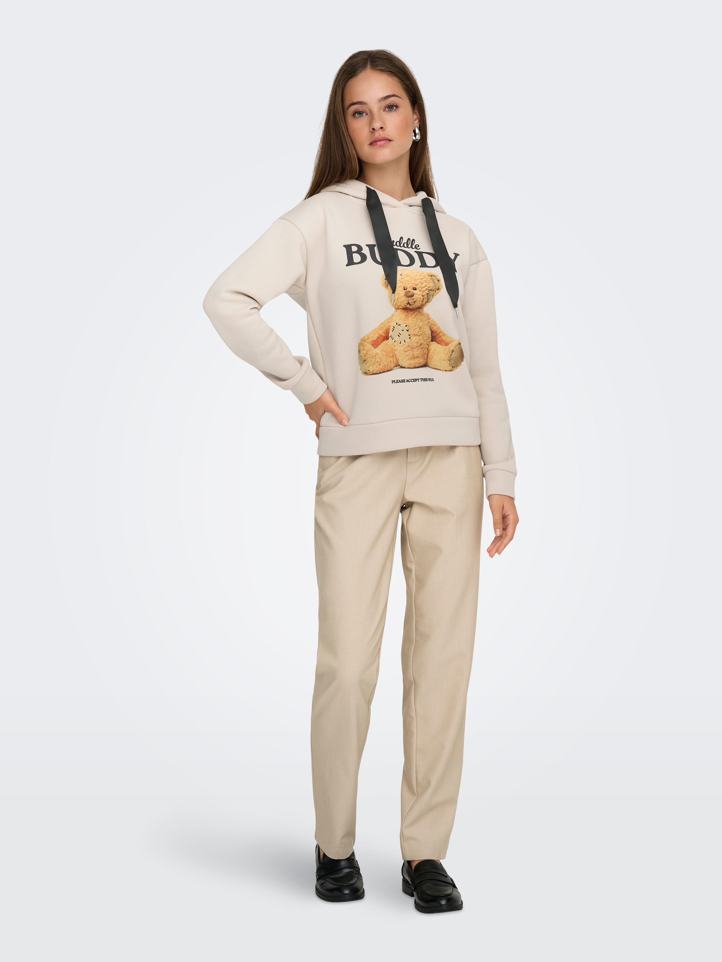 ONLY Kapuzensweatshirt »ONLRICKY L/S HOOD BOX SWT«
