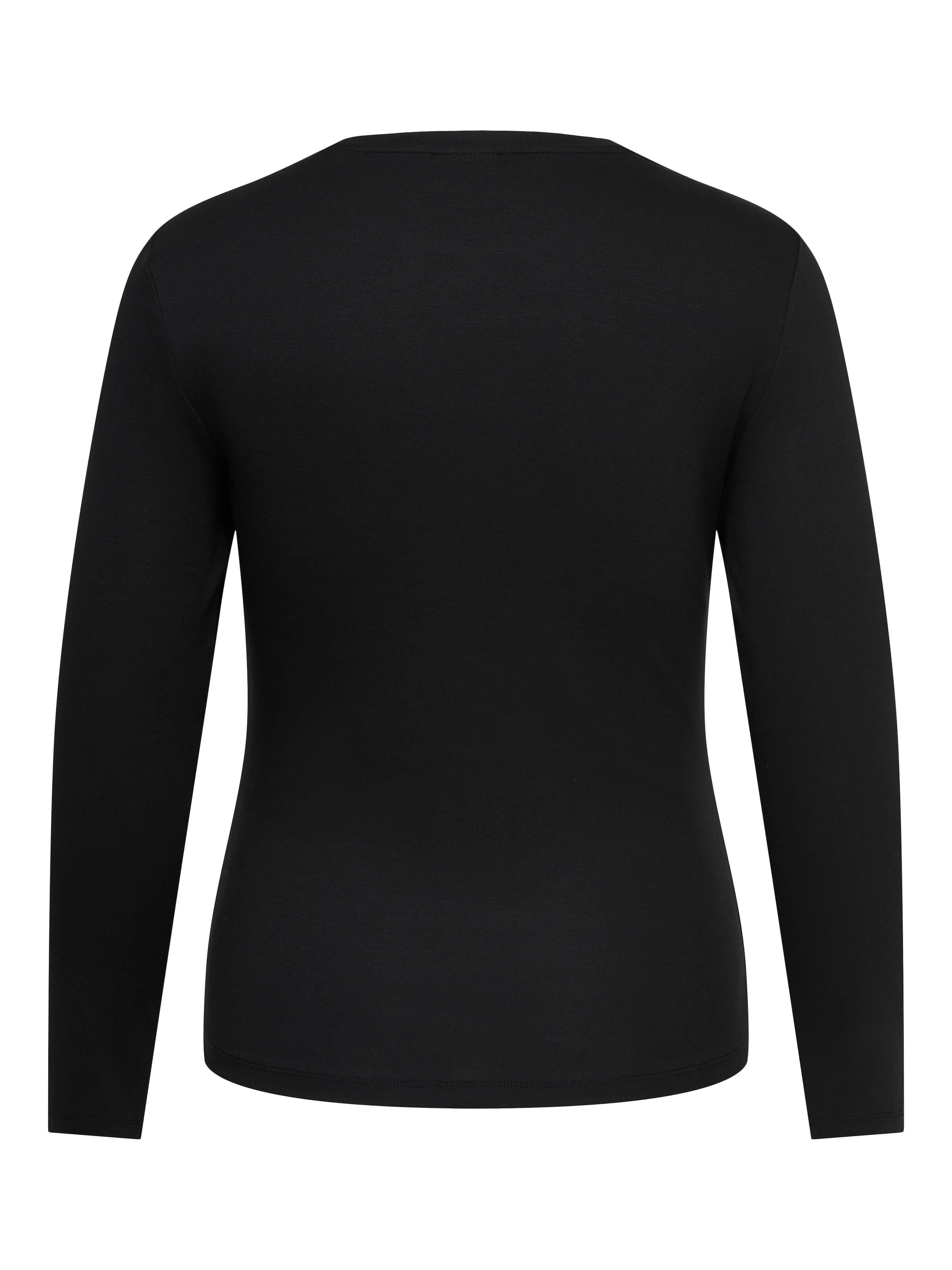 ONLY CARMAKOMA Langarmshirt »CARRILEY O-NECK L/S TOP JRS NOOS« Baumwollmischung