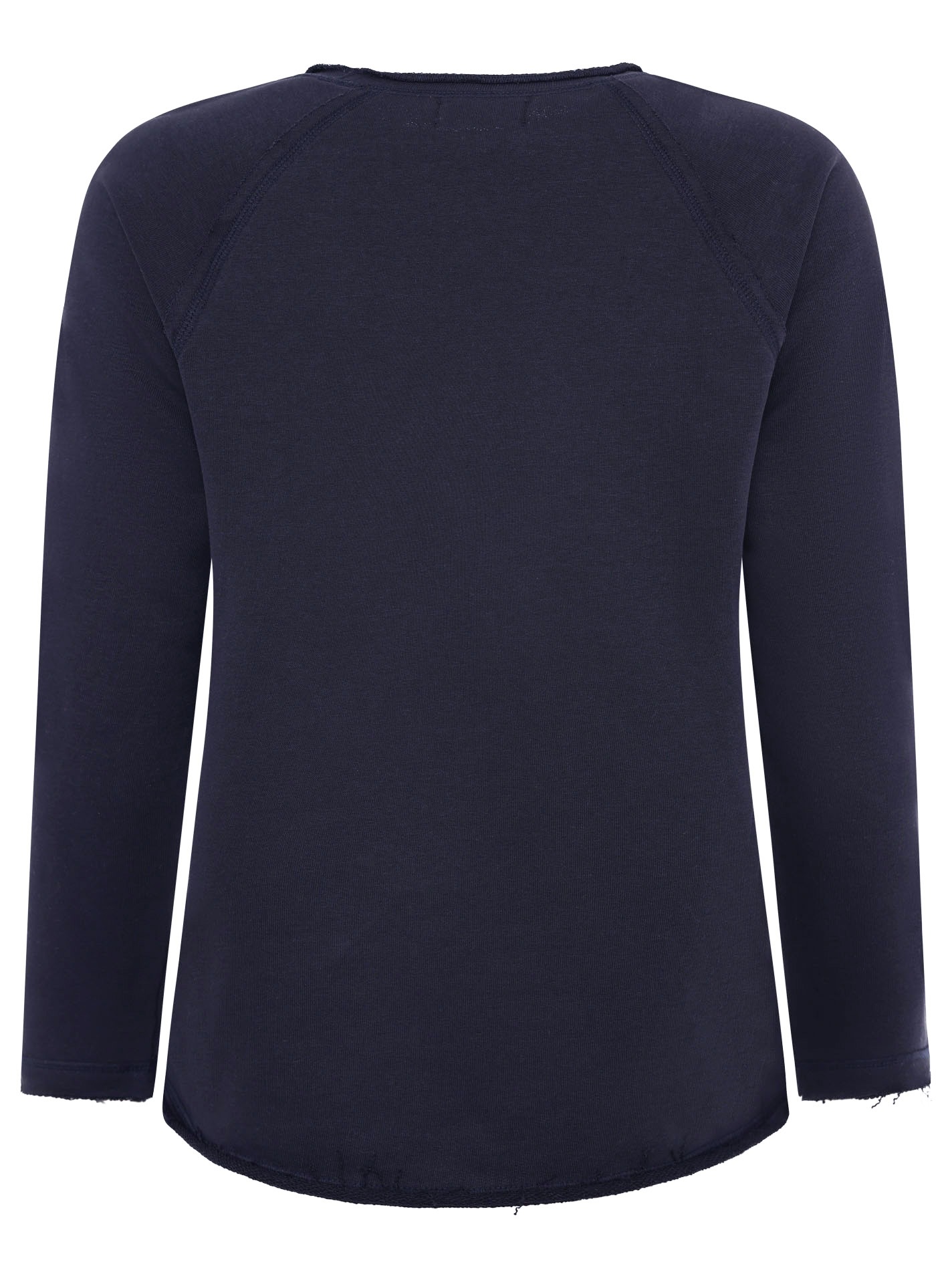 Zwillingsherz Sweatshirt »"Strandglück"«, mit Used-Look Kanten