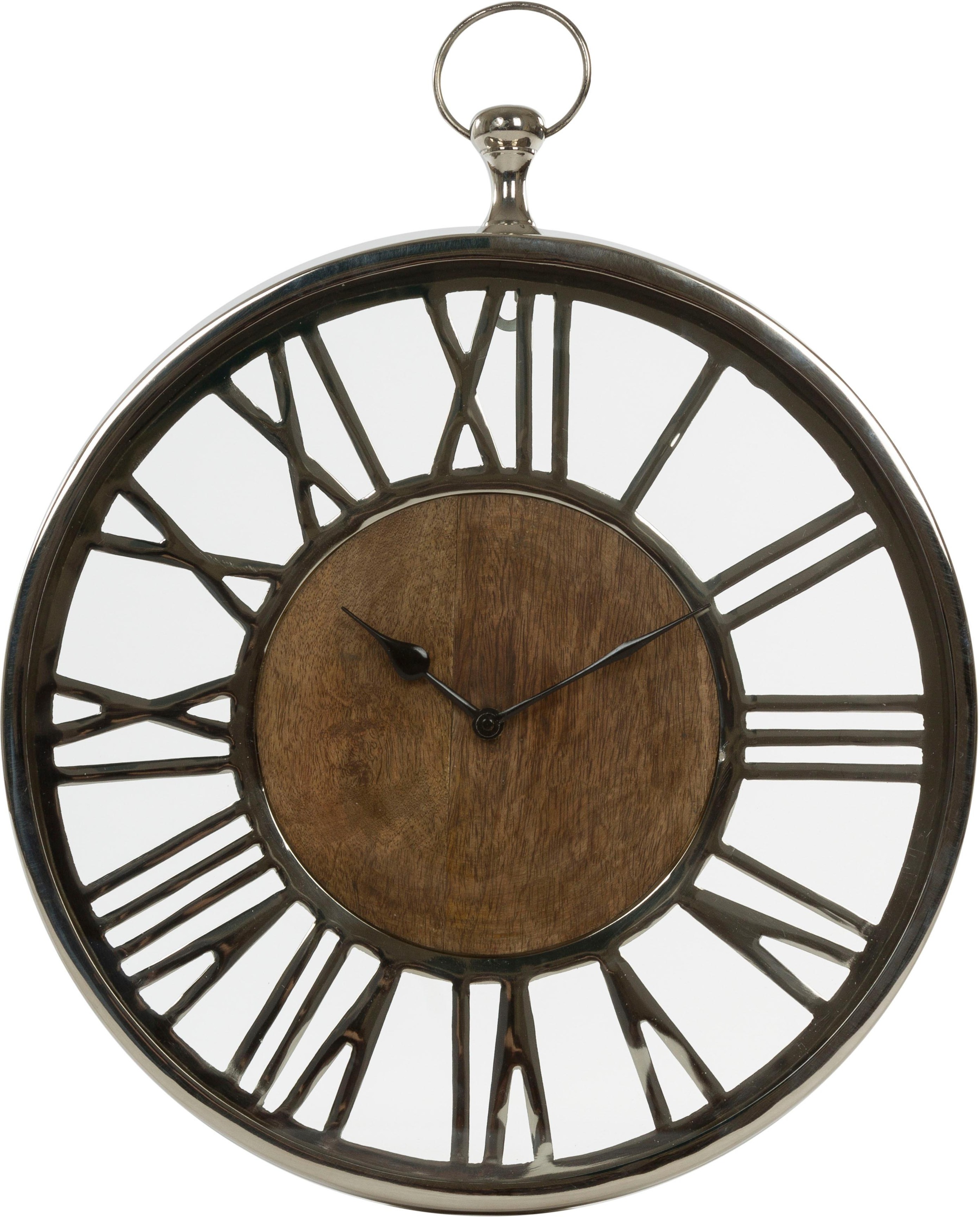 Image of Home affaire Wanduhr »"Dajana"«, rund, aus Holz & Metall, römische Ziffern, Vintage Optik, dekorativ in Küche & Wohnzimmer bei Ackermann Versand Schweiz