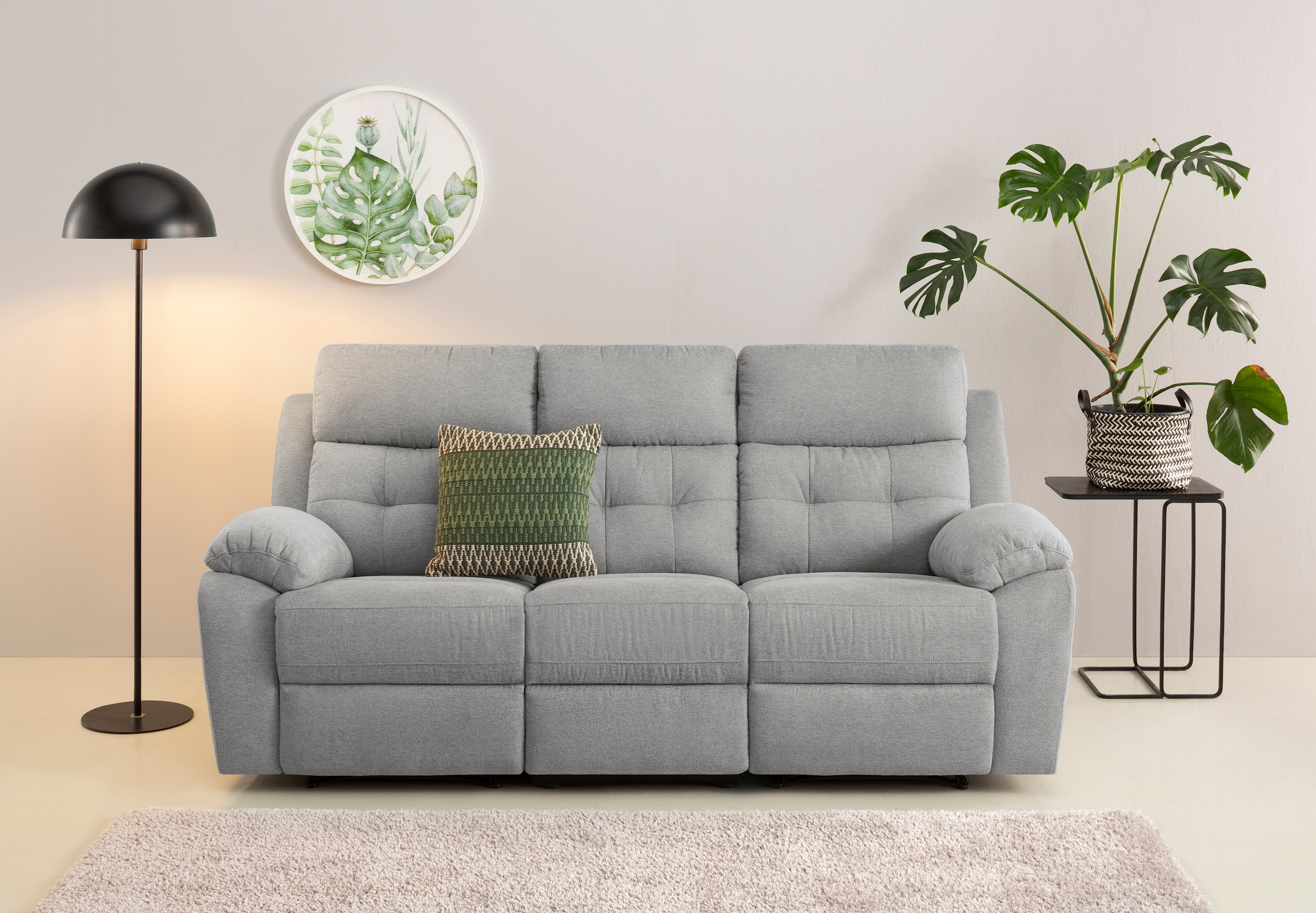 Image of Home affaire 3-Sitzer "Lannilis" mit manueller und elektrischer Relaxfunktion