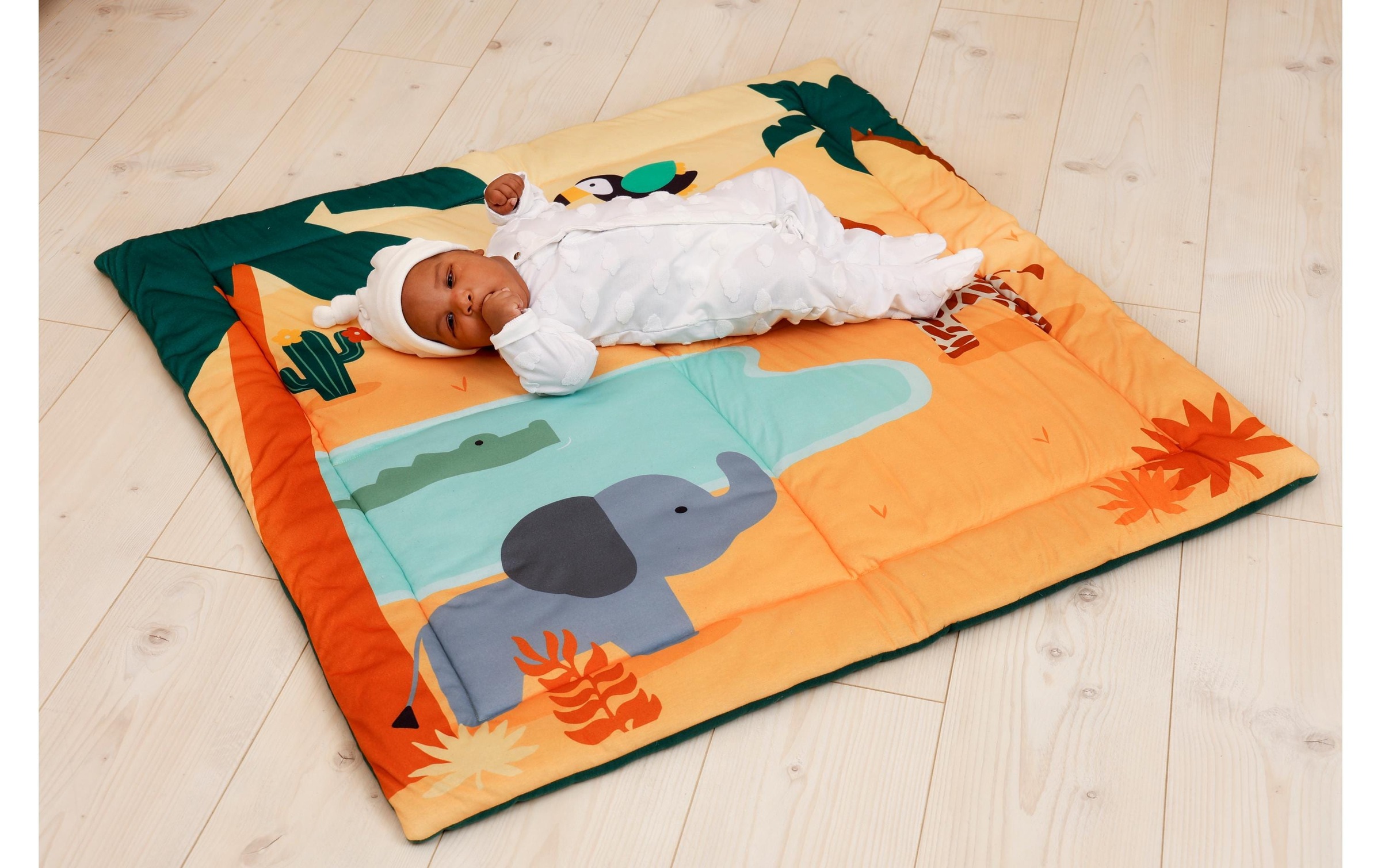 Spielmatte »little big friends Dschungel 100 x 100 cm«