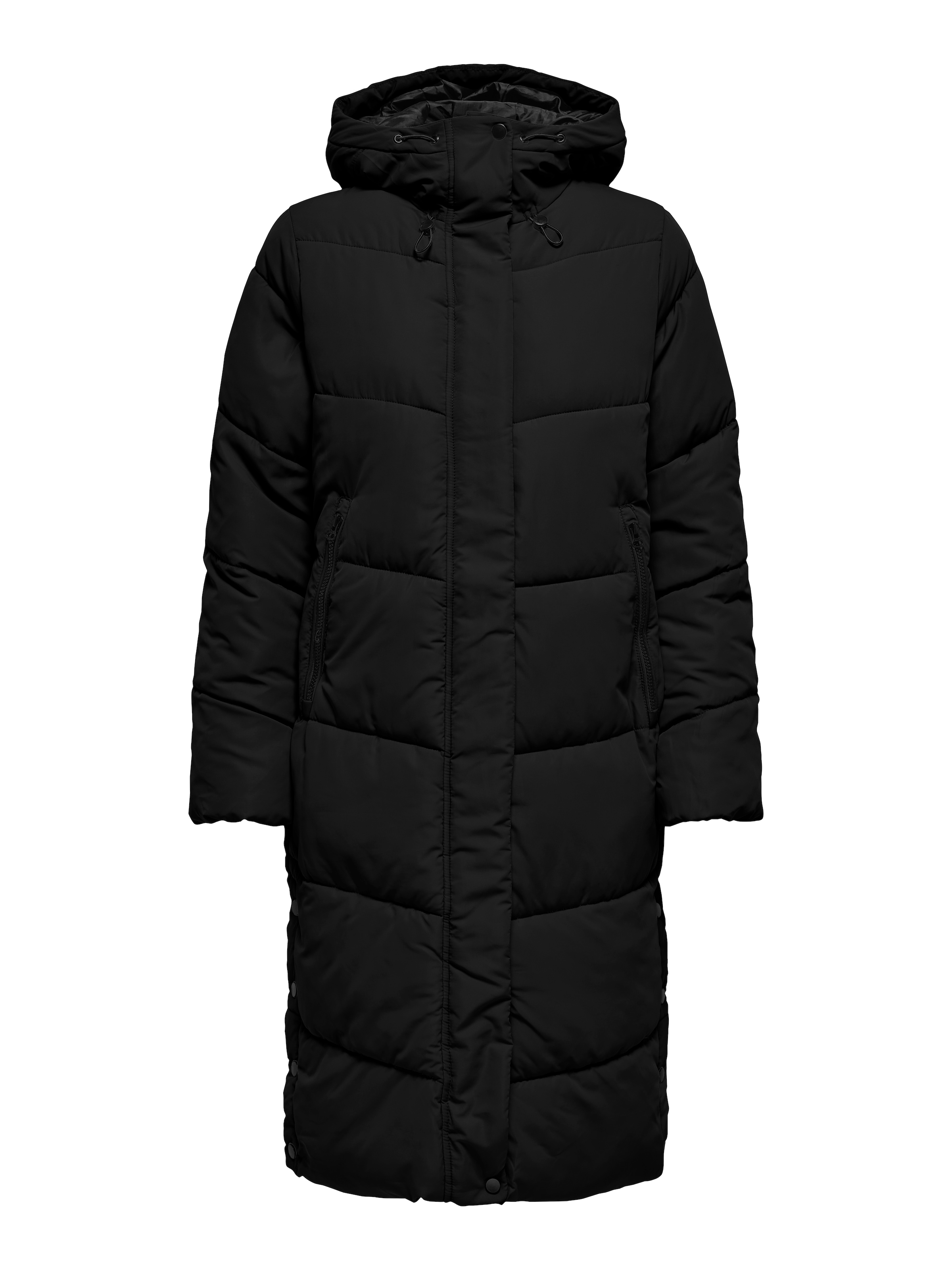 ONLY Manteau matelassé »ONLMEGAN LIFE LONG PUFFER COAT CS OTW« fermeture éclair dissimulée, poches zippées, coupe-vent