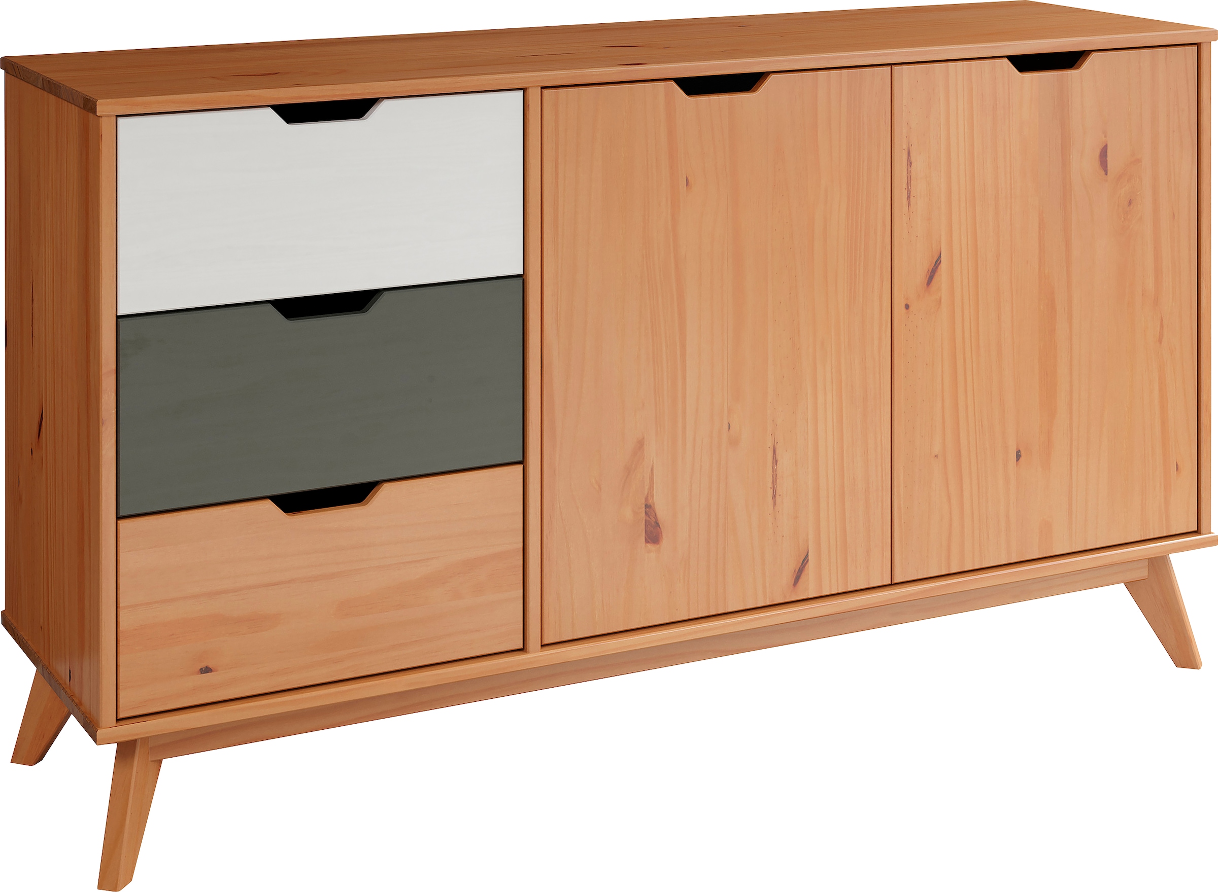 Sideboard »Scandik«, praktisch und aus massiver Kiefer