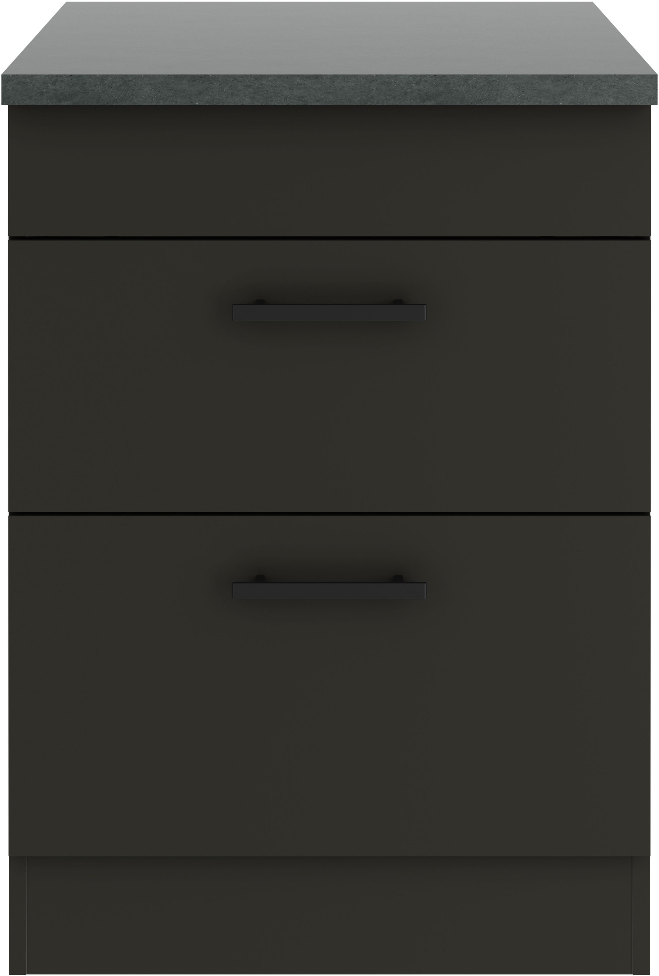 OPTIFIT Kochfeldumbauschrank "Palma" Breite 60 cm, für Kochfelder, mit 2 Auszügen