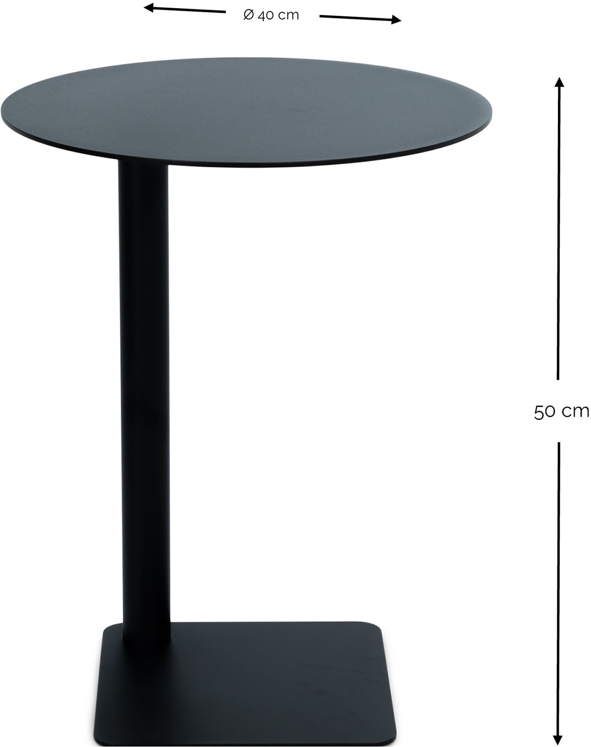 Spinder Design Table d'appoint »SUNNY 50« table d'appoint en acier