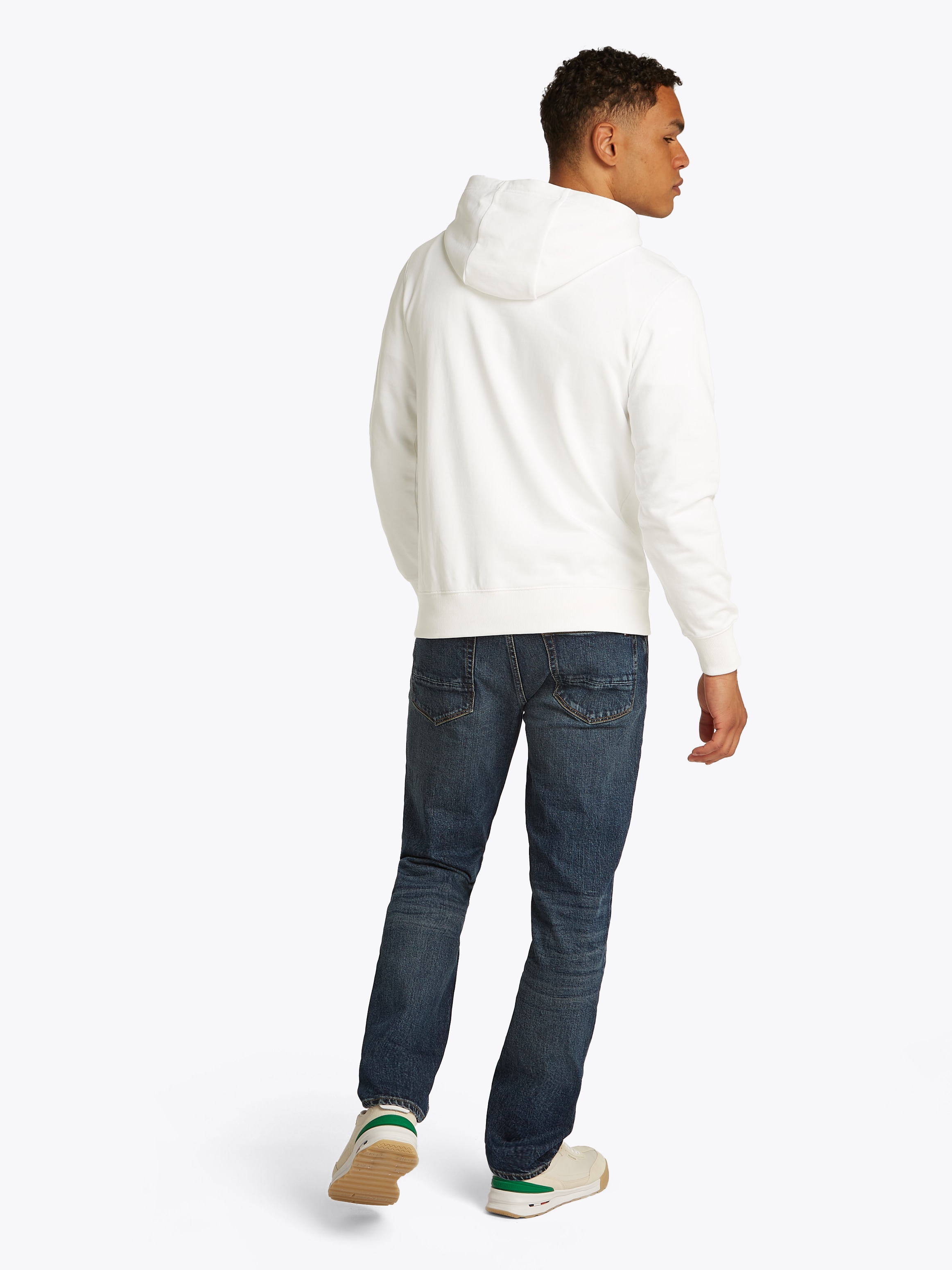 Tommy Hilfiger Hoodie »HILFIGER CENTER STACK HOODY«, mit grossem mehrfarbigen Print