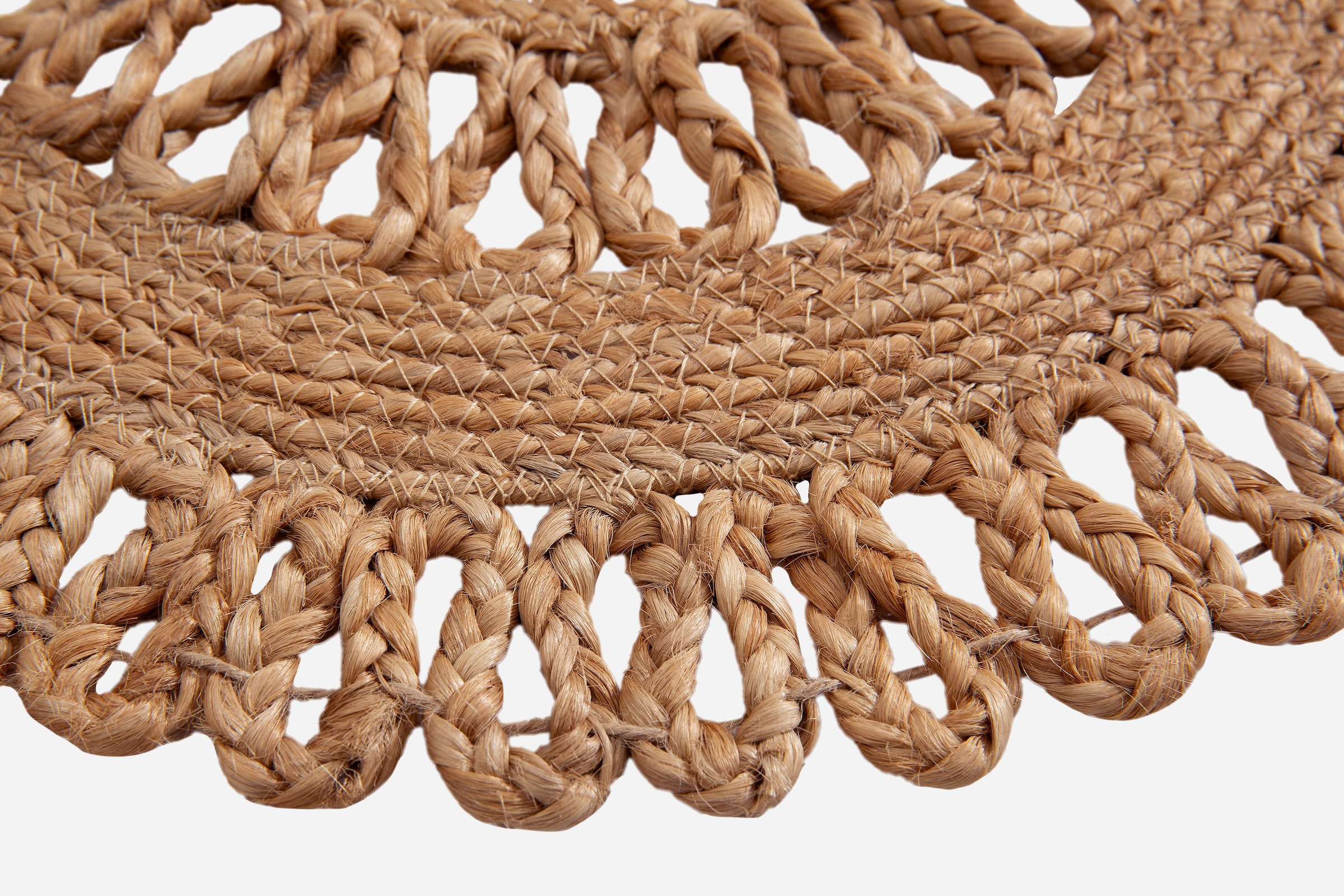 my home Set de table »Aimka« Handgefertigt, 35x35, rund