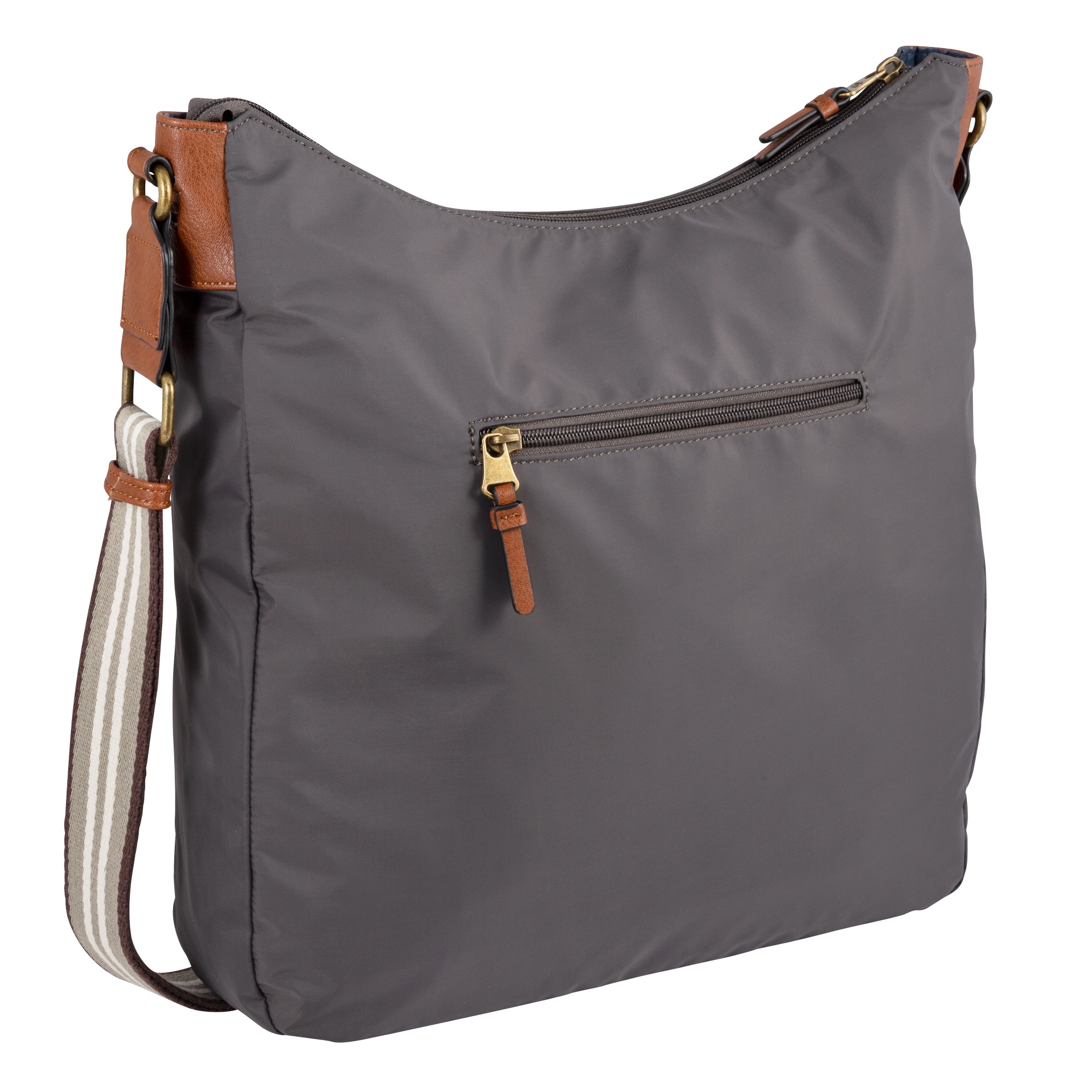 camel active Hobo »Bari«, aus hochwertigem matten Nylon mit gestreiftem Gewebeband