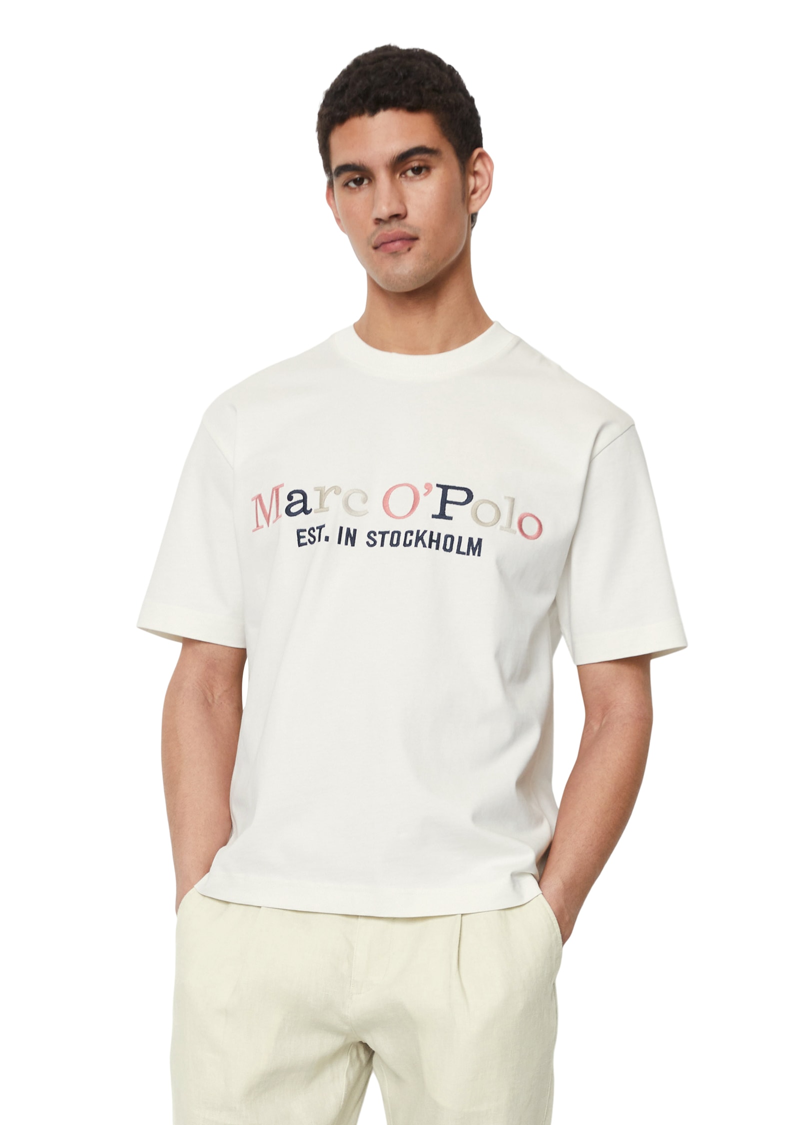T-Shirt, mehrfarbiger Print