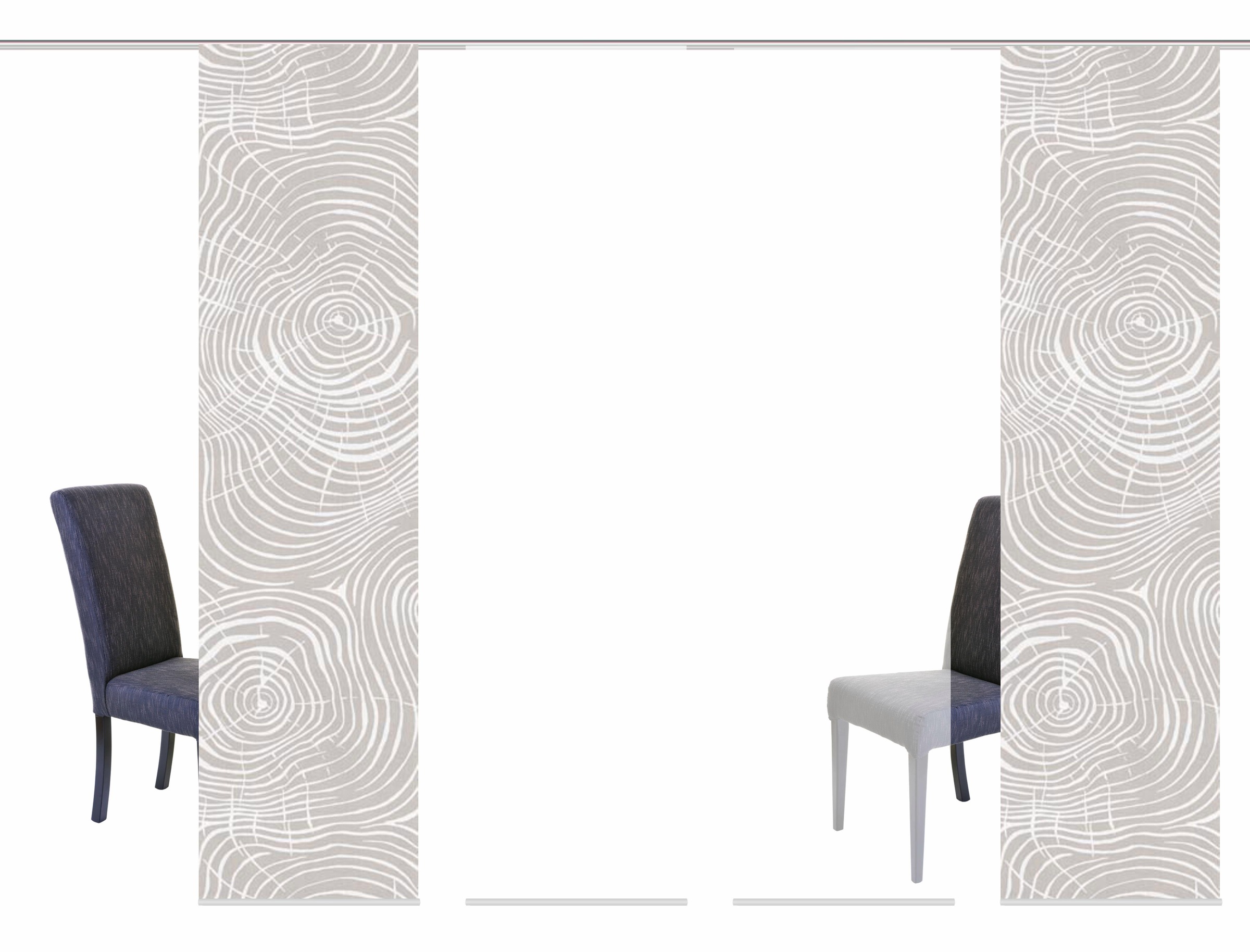 Image of HOME WOHNIDEEN Schiebegardine »MADERAS«, (4 St.), HxB: 245x60, inkl. Befestigungszubehör bei Ackermann Versand Schweiz