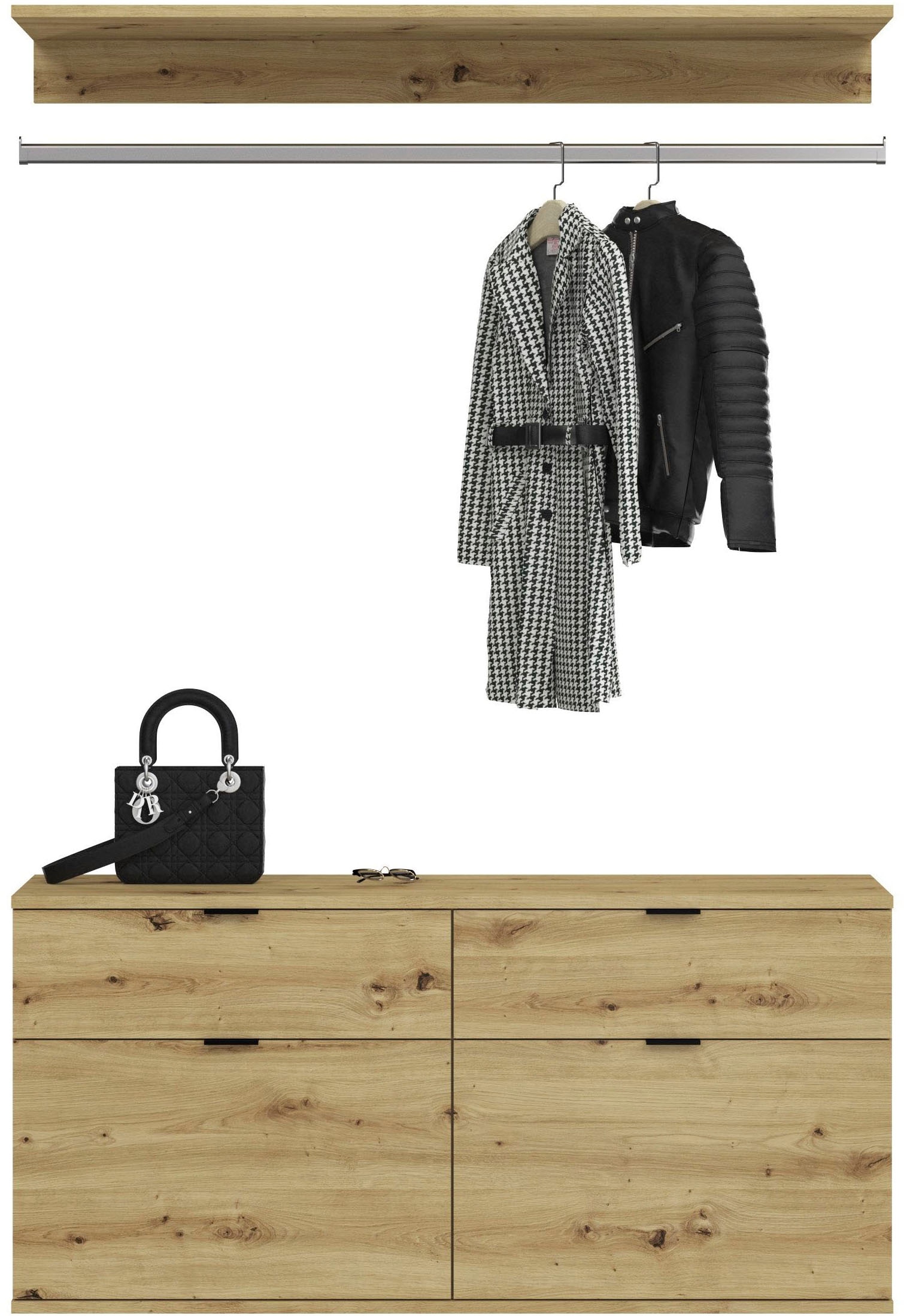 INOSIGN Ensemble de vestiaires »Trondheim, Breite 243 cm, 5-teilig, bestehend aus:« Set, 4 cuis tlg.