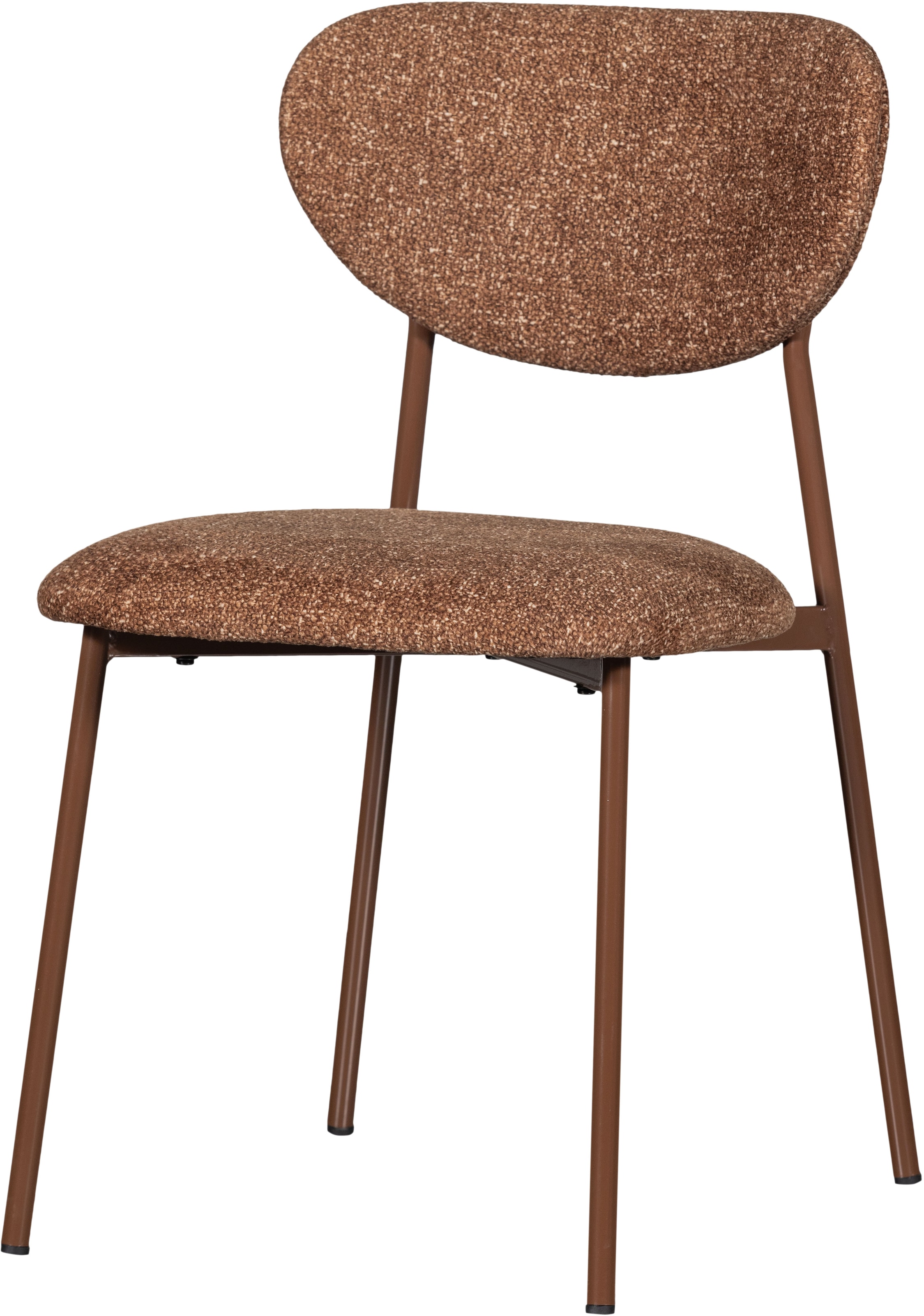 Image of WOOOD Esszimmerstuhl "Valor Webstoff mit farblich passendem Metallgestell H77 x B46 x T56 cm" (Set) 2 Stk.(Set, 2 St) Tragkraft 120 kg, pfleigleicht, Hohe Verschleissfestigkeit
