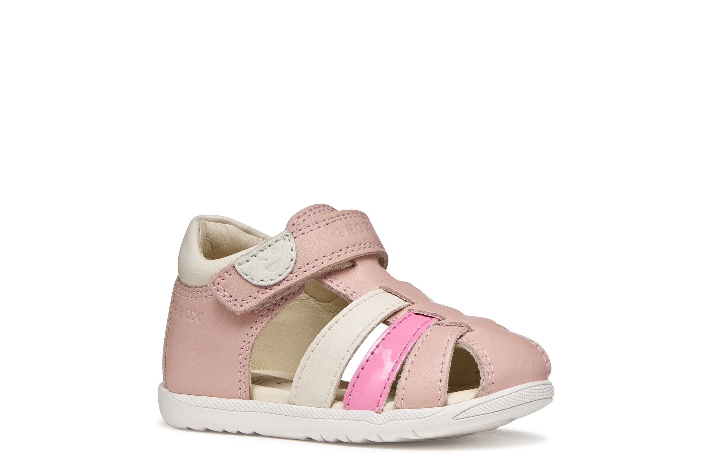 Image of Geox Lauflernschuh "B SANDAL MACCHIA GIR" Babyschuh mit Klettverschluss, Grössenschablone zum Download