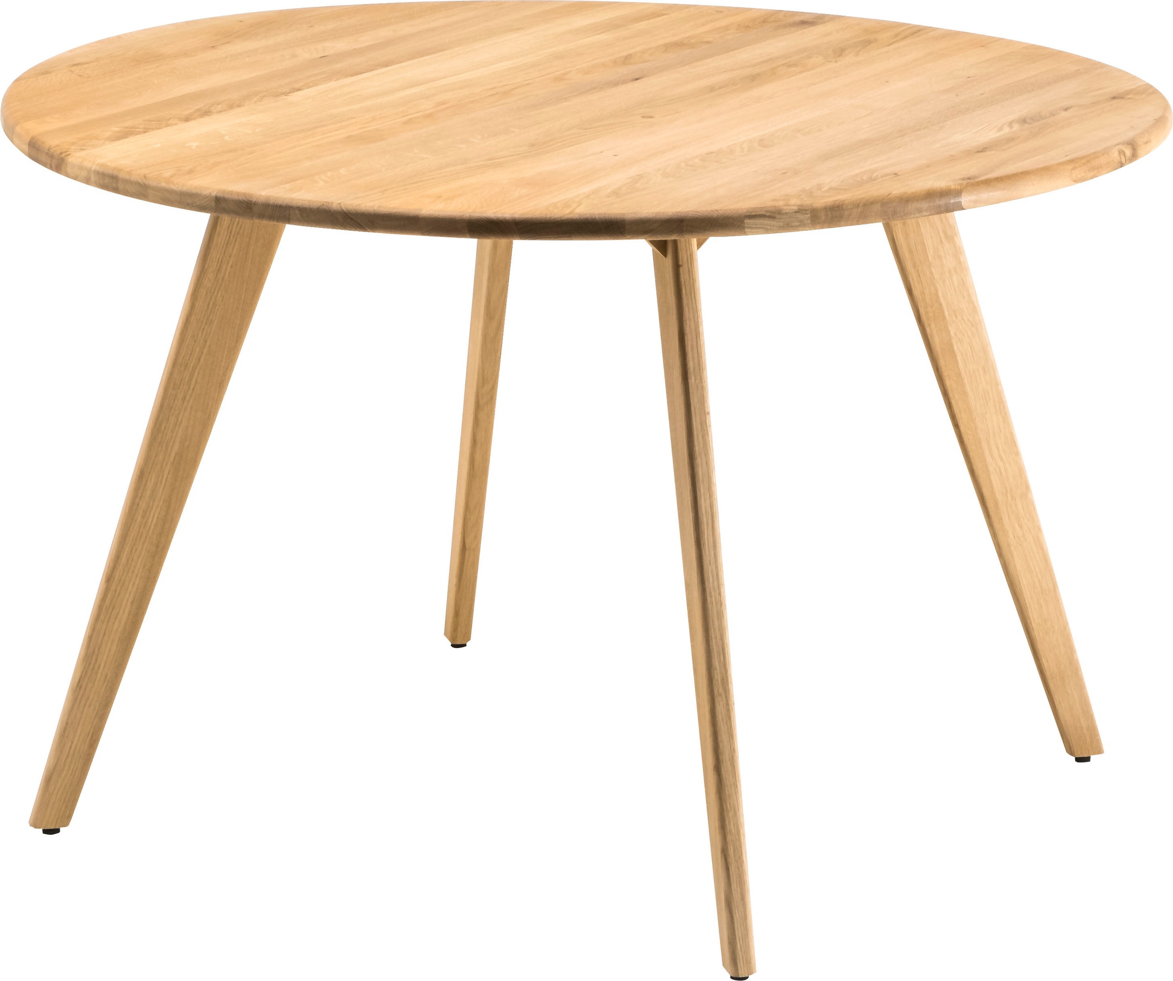 Image of MCA living Esstisch »Pellaro«, Esszimmertisch Rund 120 cm breit, FSC zertifiziertes Wildeiche Massivholz bei Ackermann Versand Schweiz