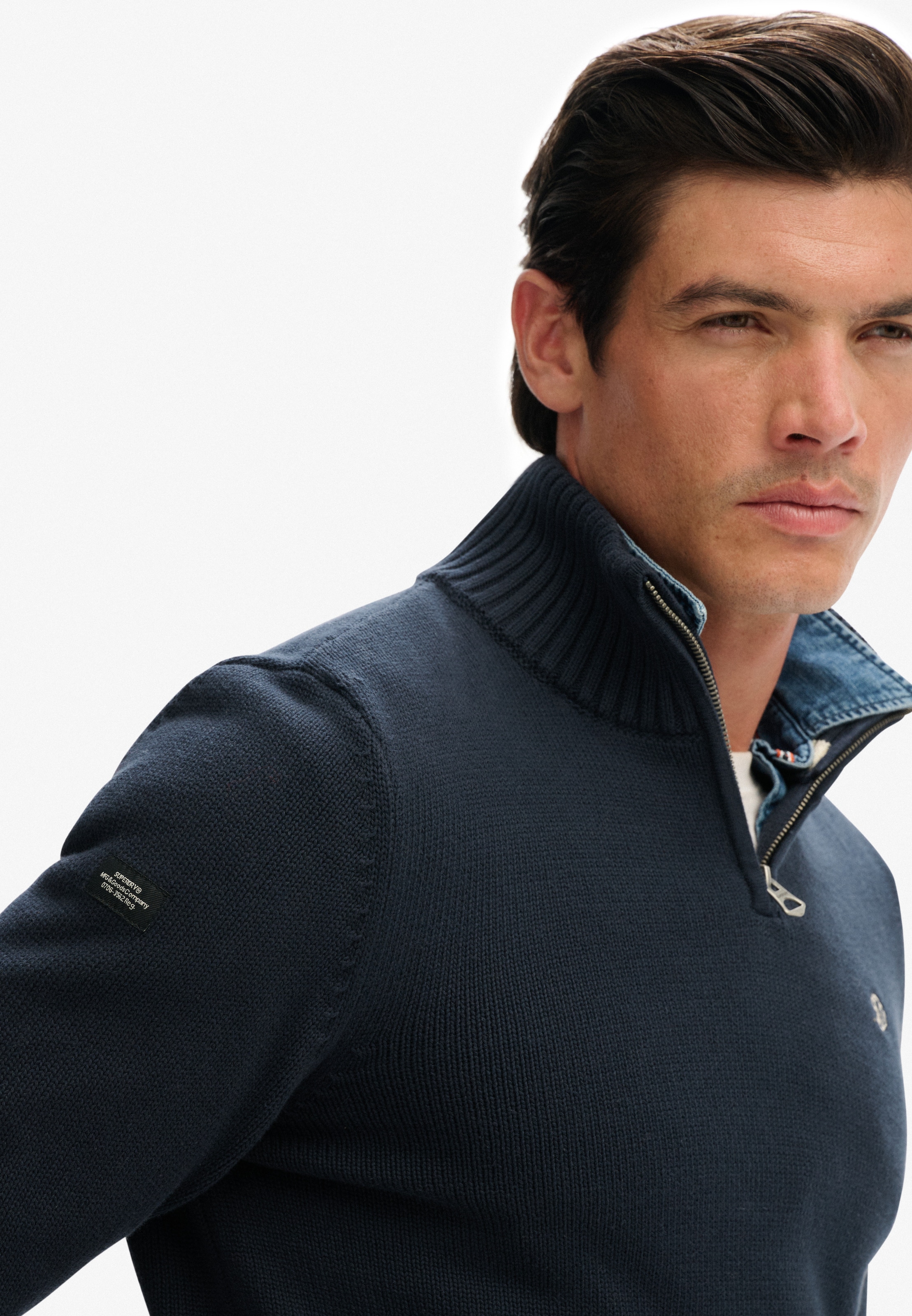 Superdry Strickpullover »COTTON KNIT HENLEY«