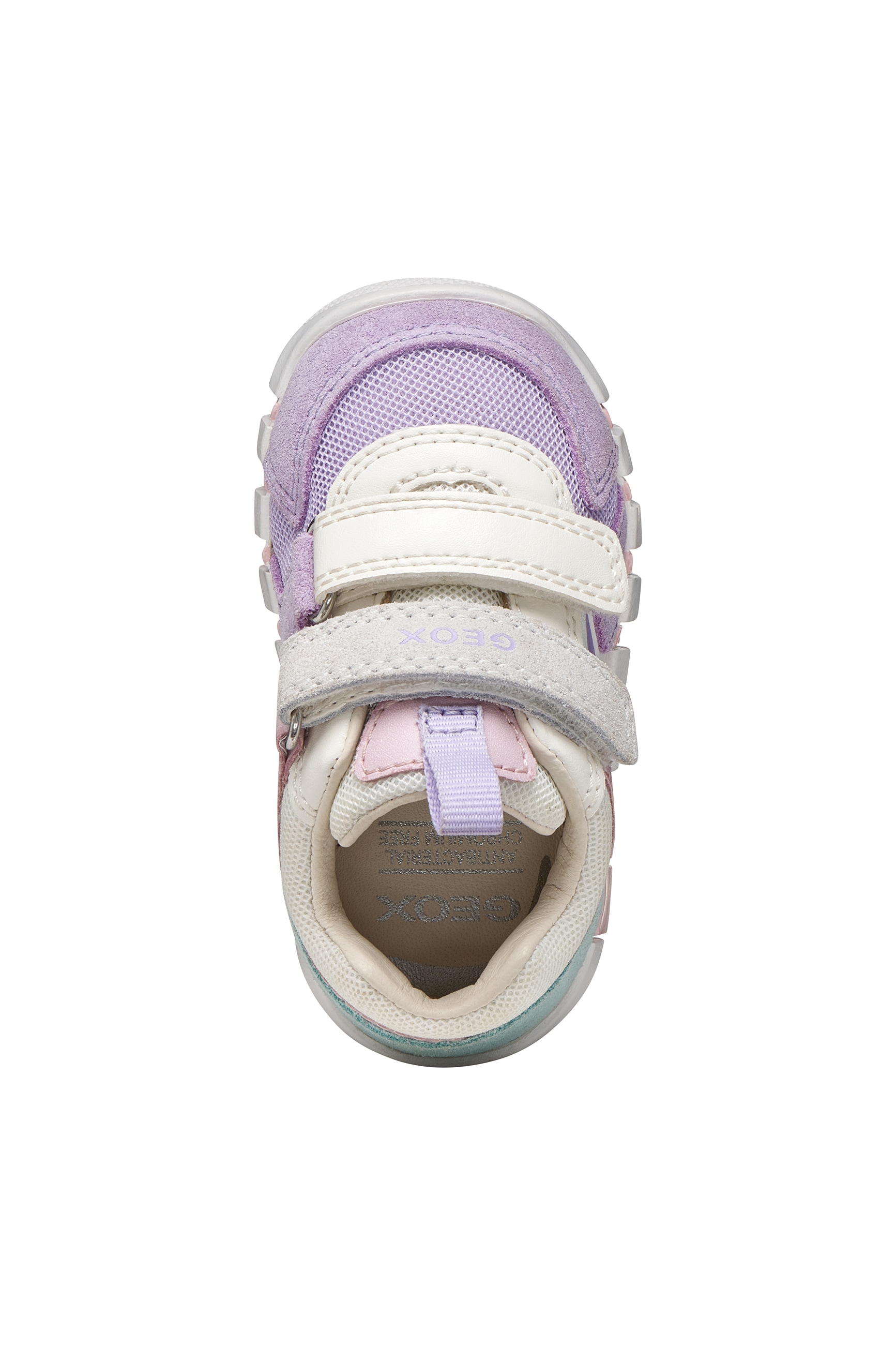 Geox Chaussures de marche »B IUPIDOO GIRL«  chaussure bébé avec empiècements pastel, gabarit de taille à télécharger